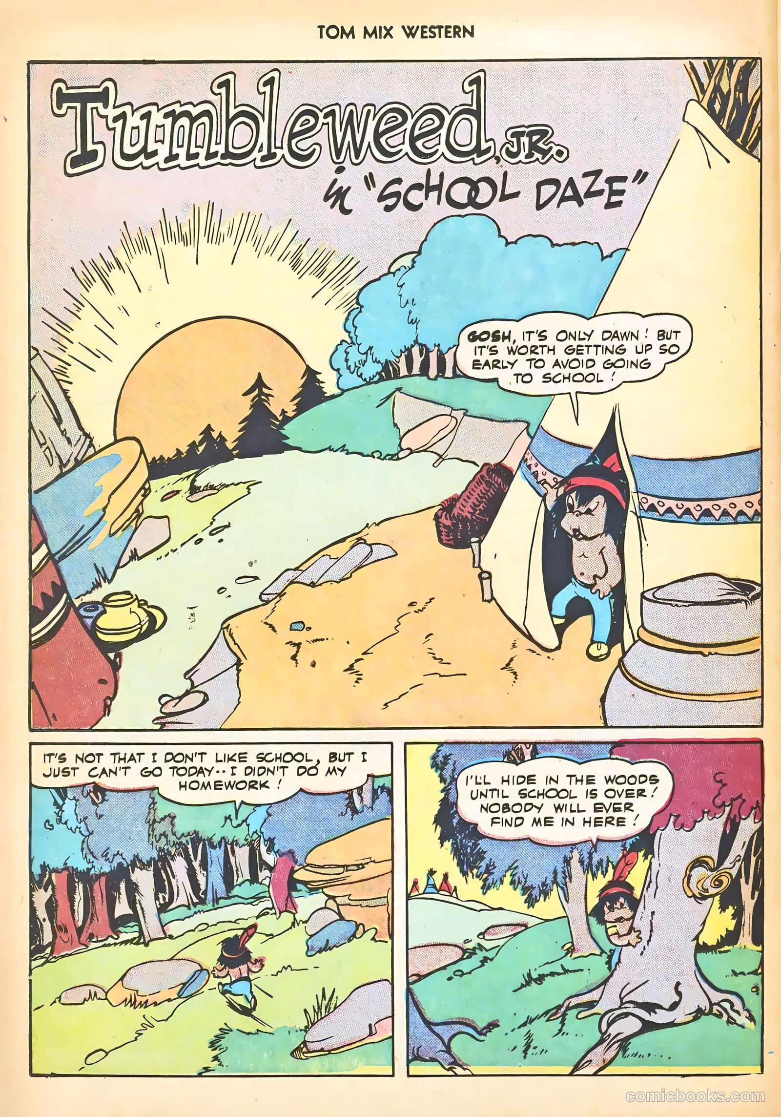 Tom Mix Western #3 (1948) — page 36 of 52