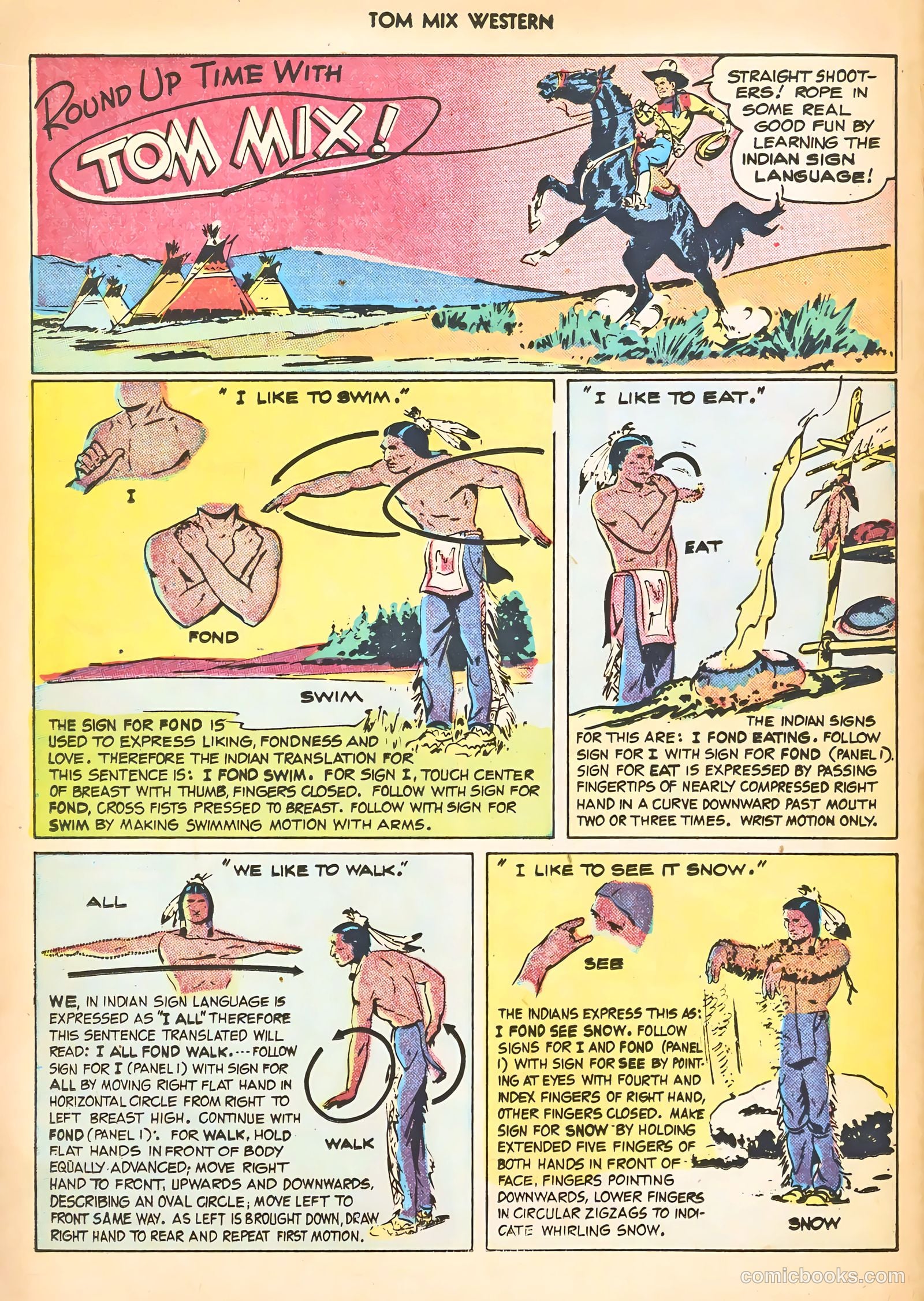 Tom Mix Western #3 (1948) — page 40 of 52