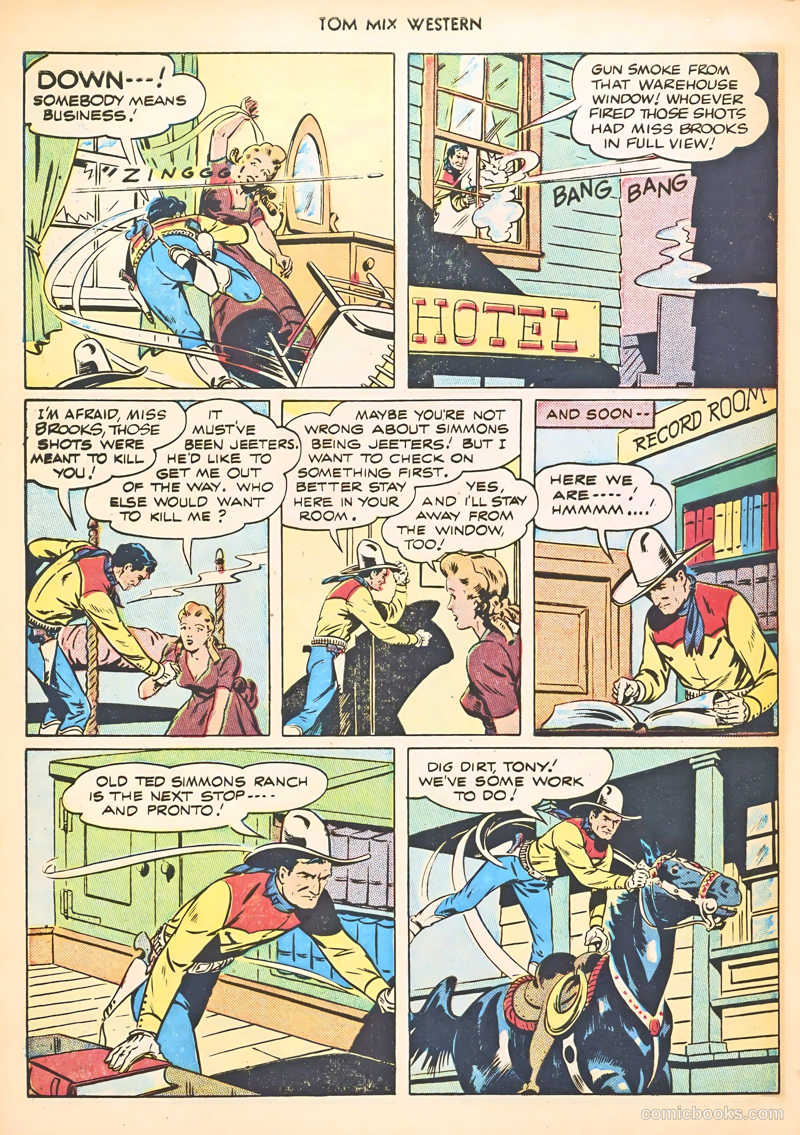 Tom Mix Western #3 (1948) — page 46 of 52
