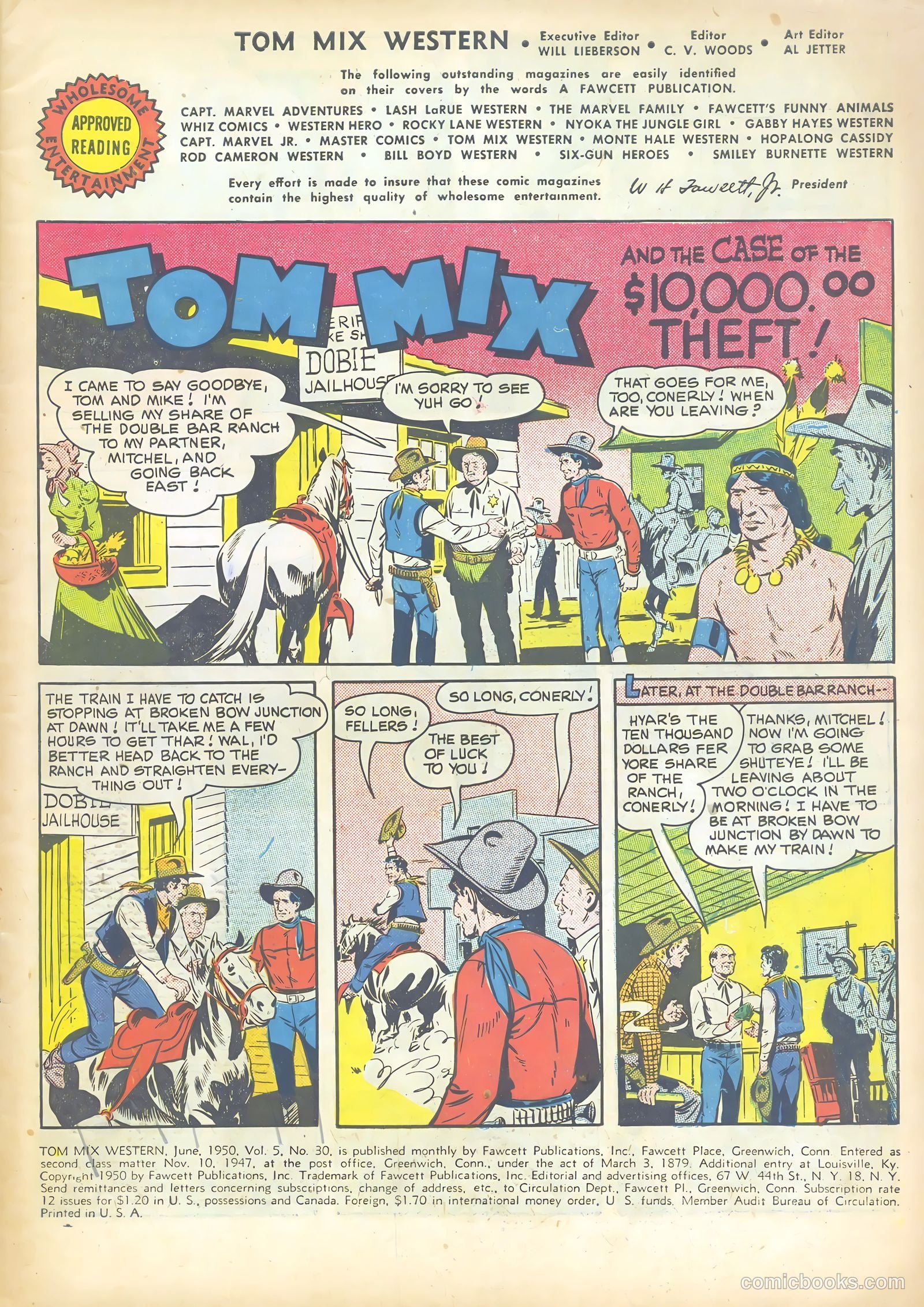Tom Mix Western #30 (1950) — page 3 of 36