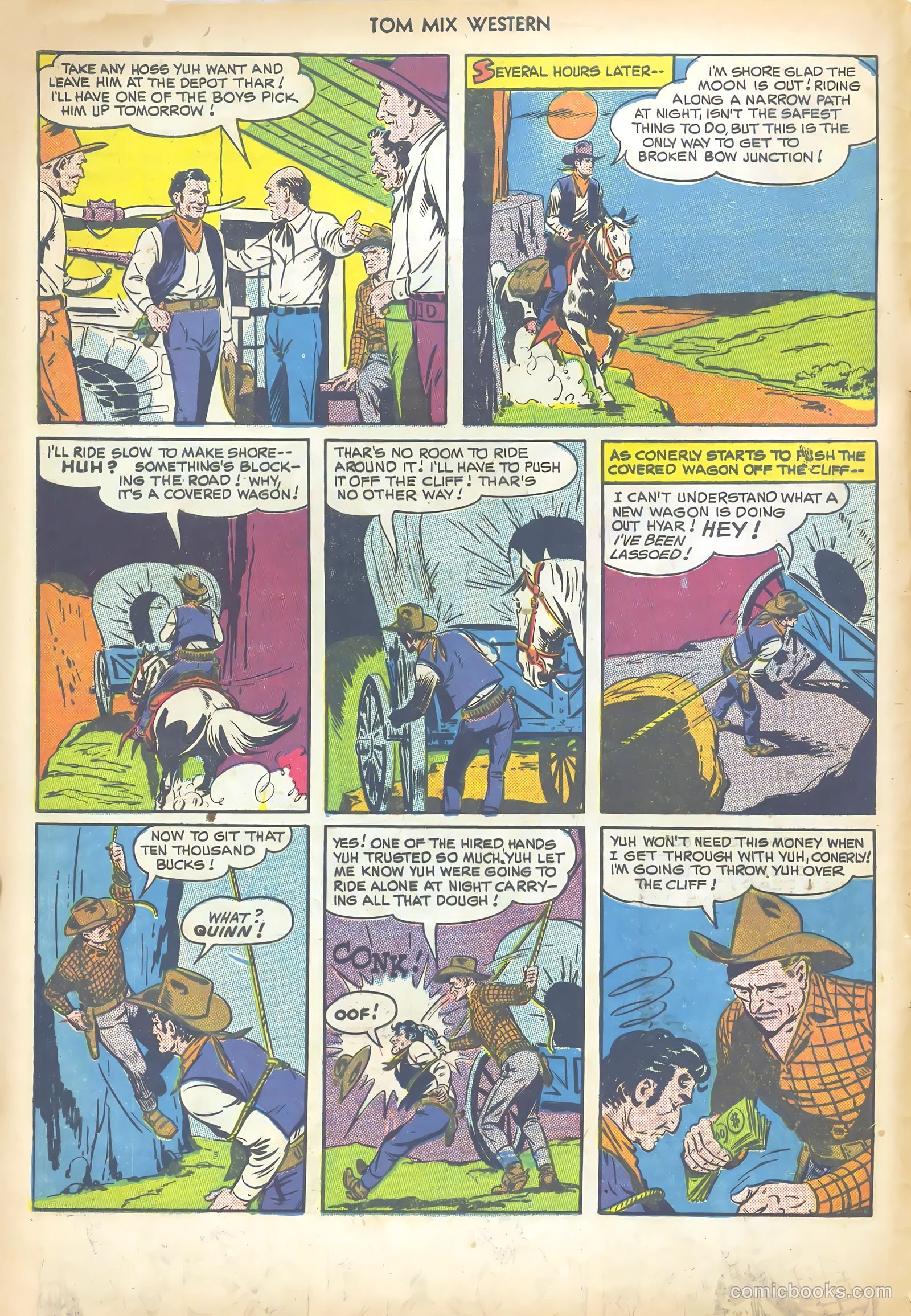Tom Mix Western #30 (1950) — page 4 of 36