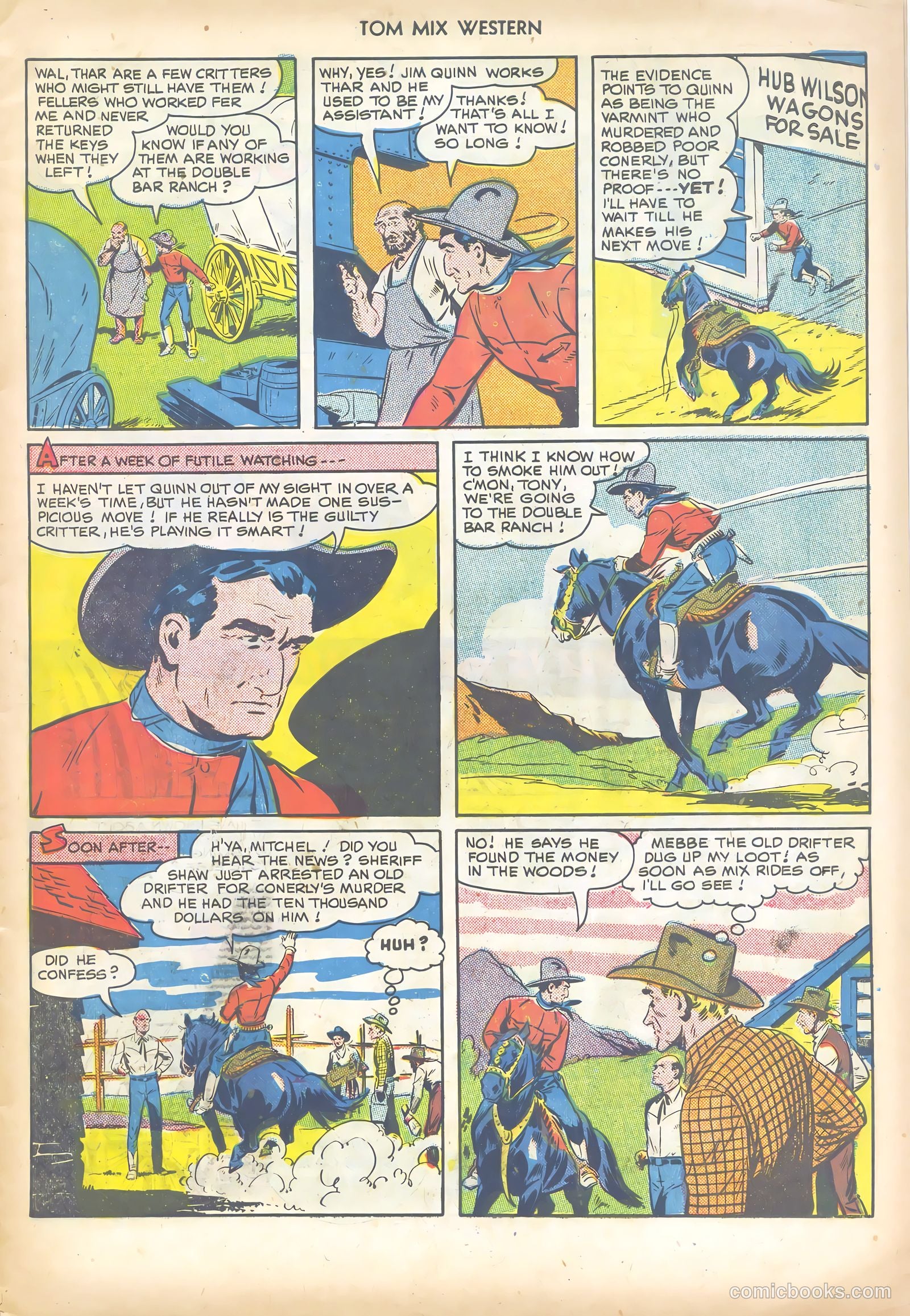 Tom Mix Western #30 (1950) — page 7 of 36