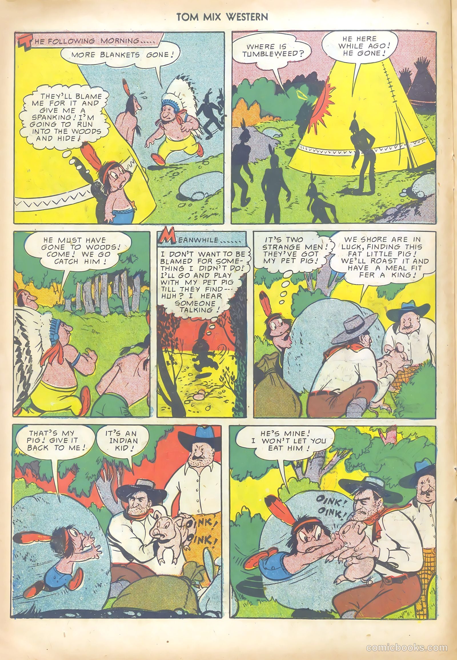 Tom Mix Western #30 (1950) — page 14 of 36