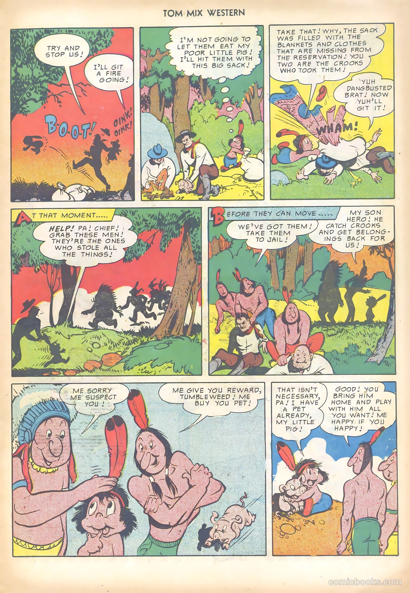 Tom Mix Western #30 (1950) — page 15 of 36