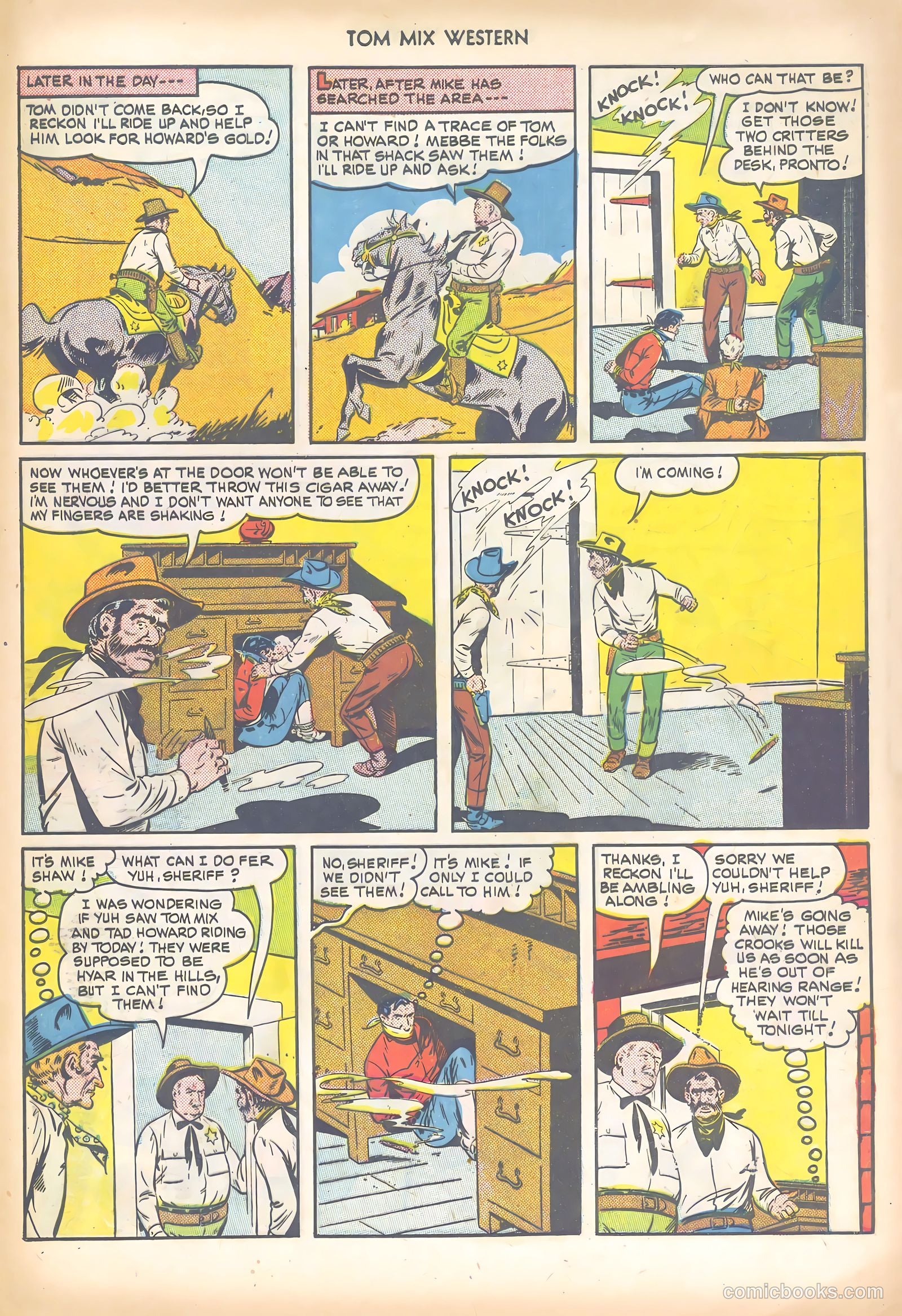Tom Mix Western #30 (1950) — page 21 of 36