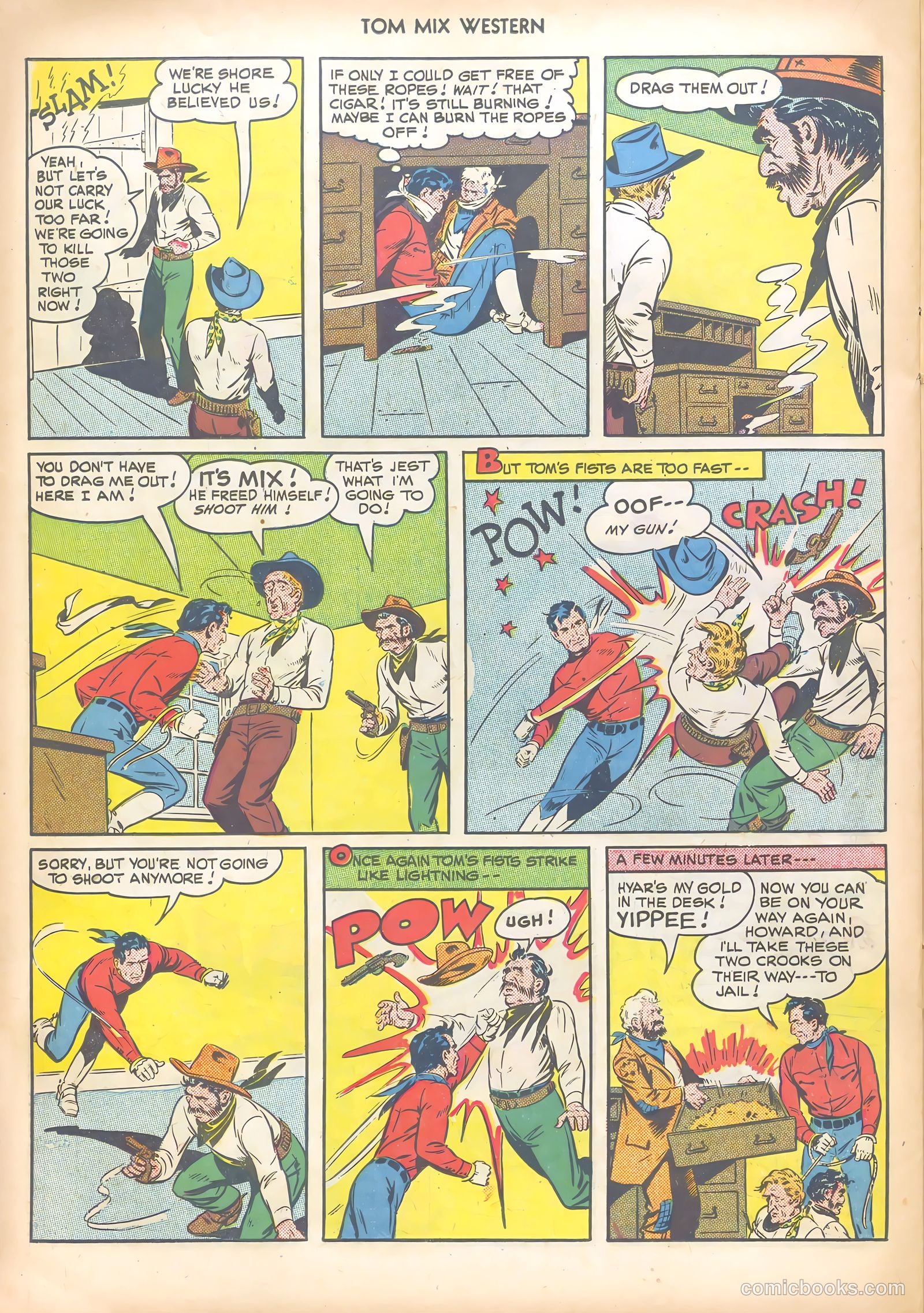 Tom Mix Western #30 (1950) — page 22 of 36