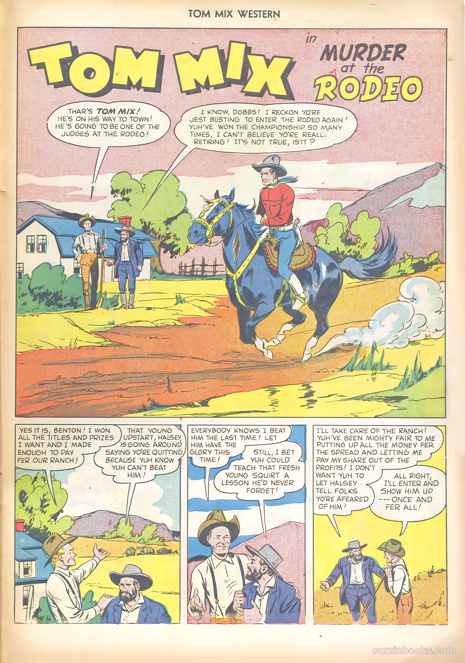 Tom Mix Western #30 (1950) — page 27 of 36