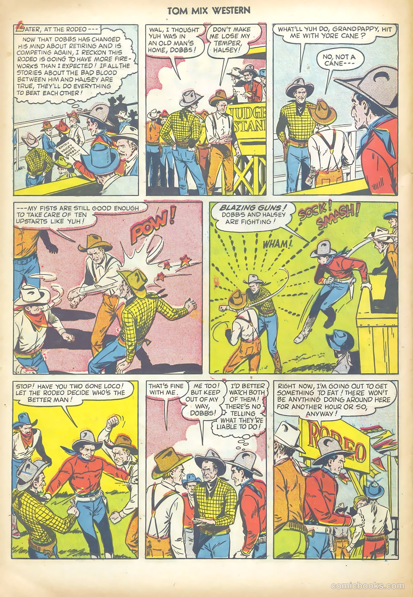 Tom Mix Western #30 (1950) — page 28 of 36