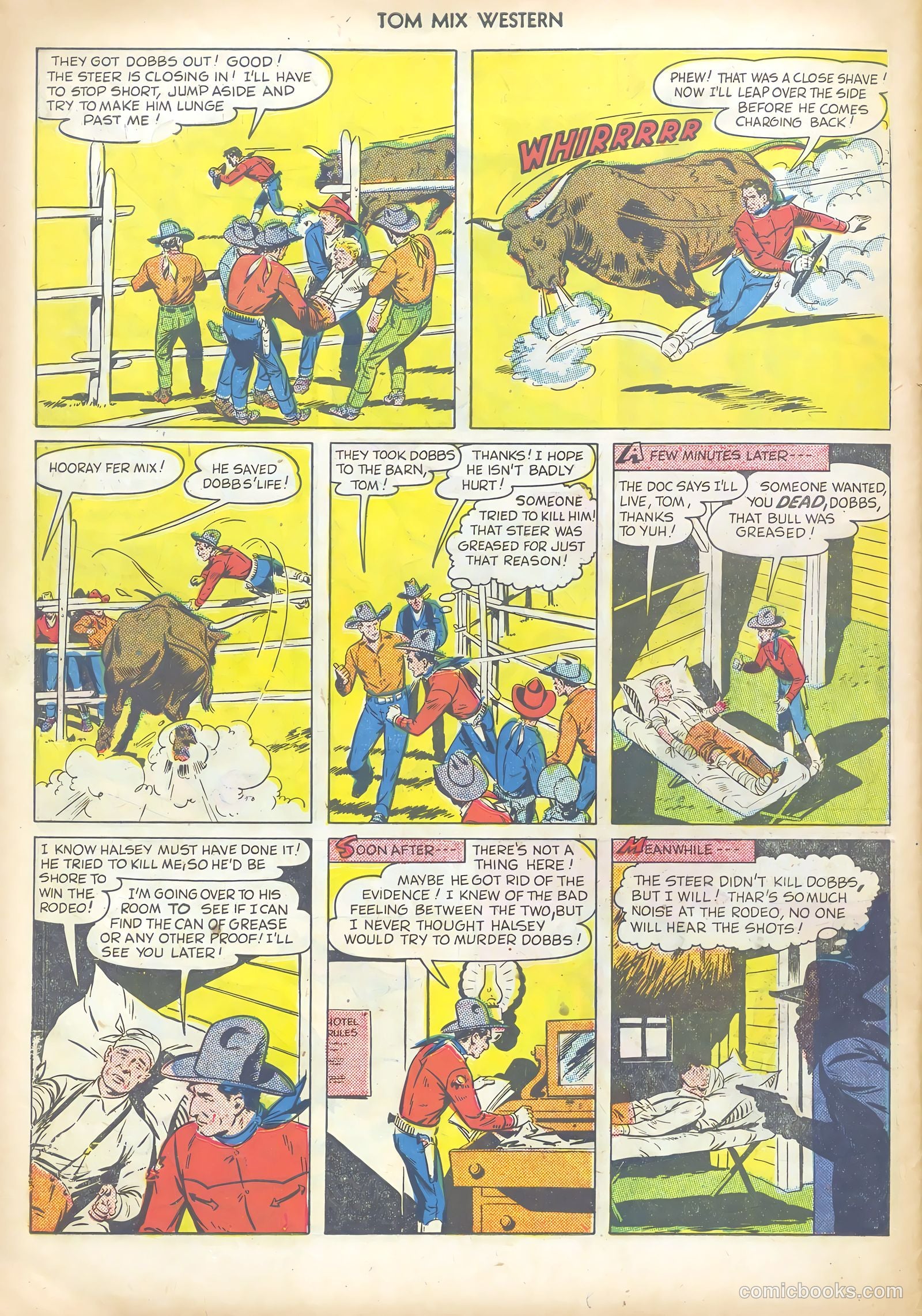 Tom Mix Western #30 (1950) — page 30 of 36