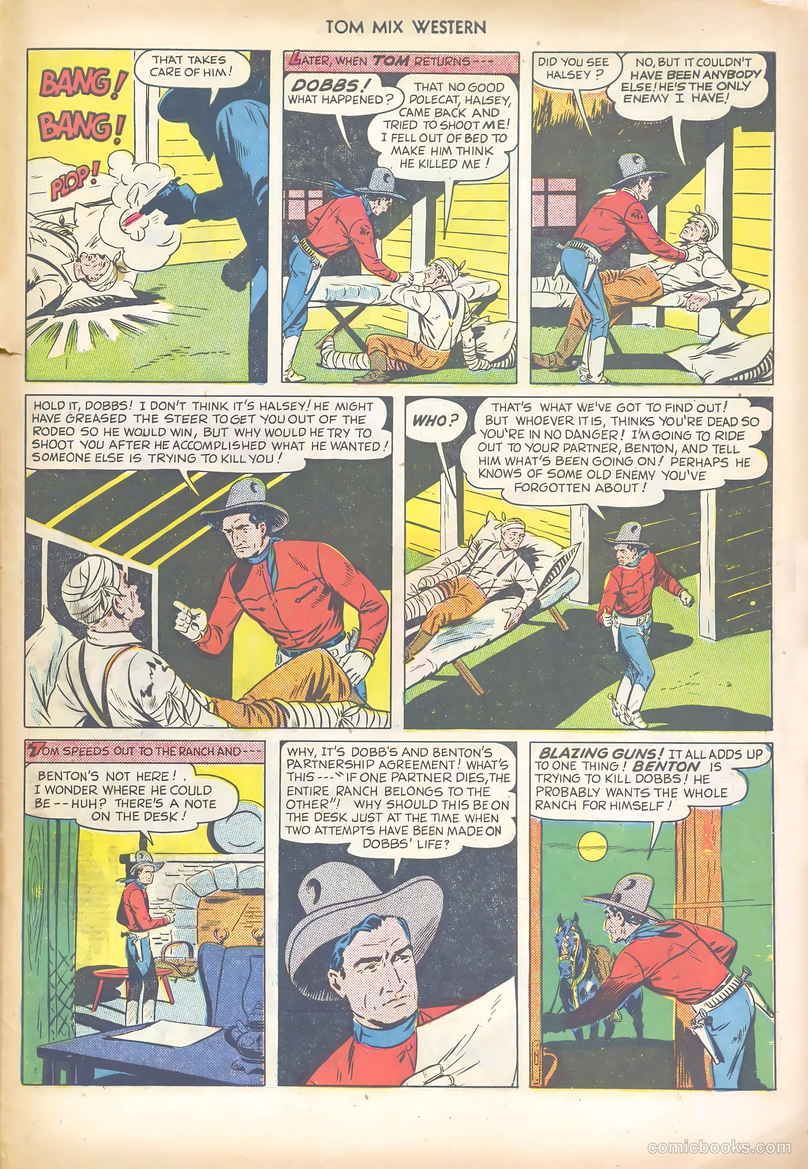 Tom Mix Western #30 (1950) — page 31 of 36