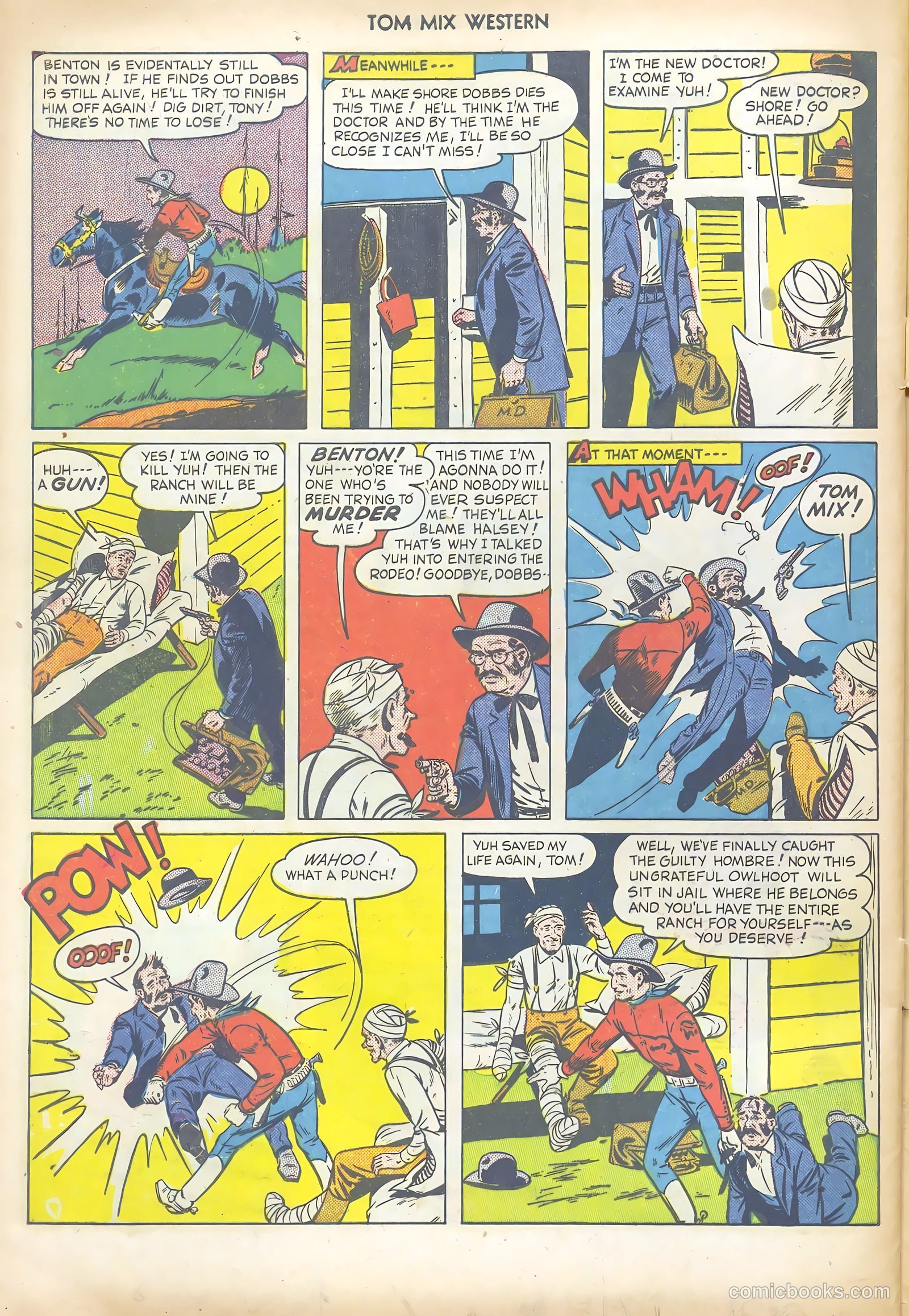 Tom Mix Western #30 (1950) — page 32 of 36