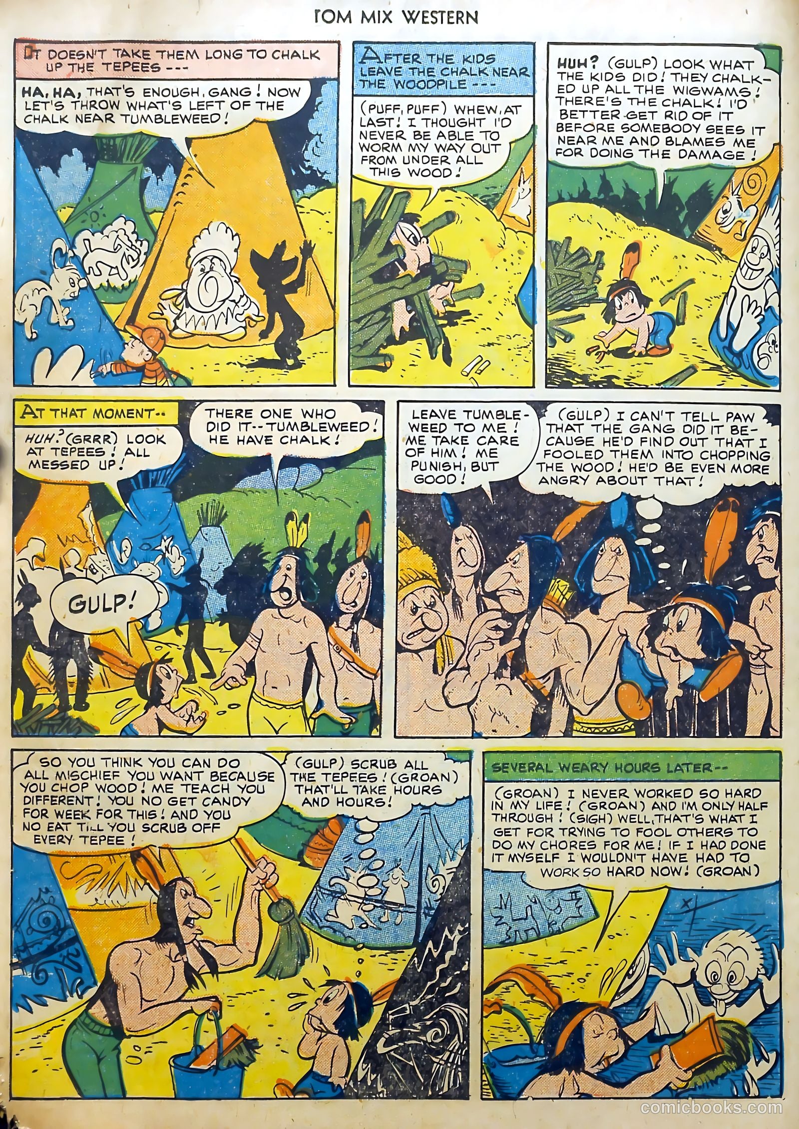 Tom Mix Western #31 (1950) — page 15 of 53