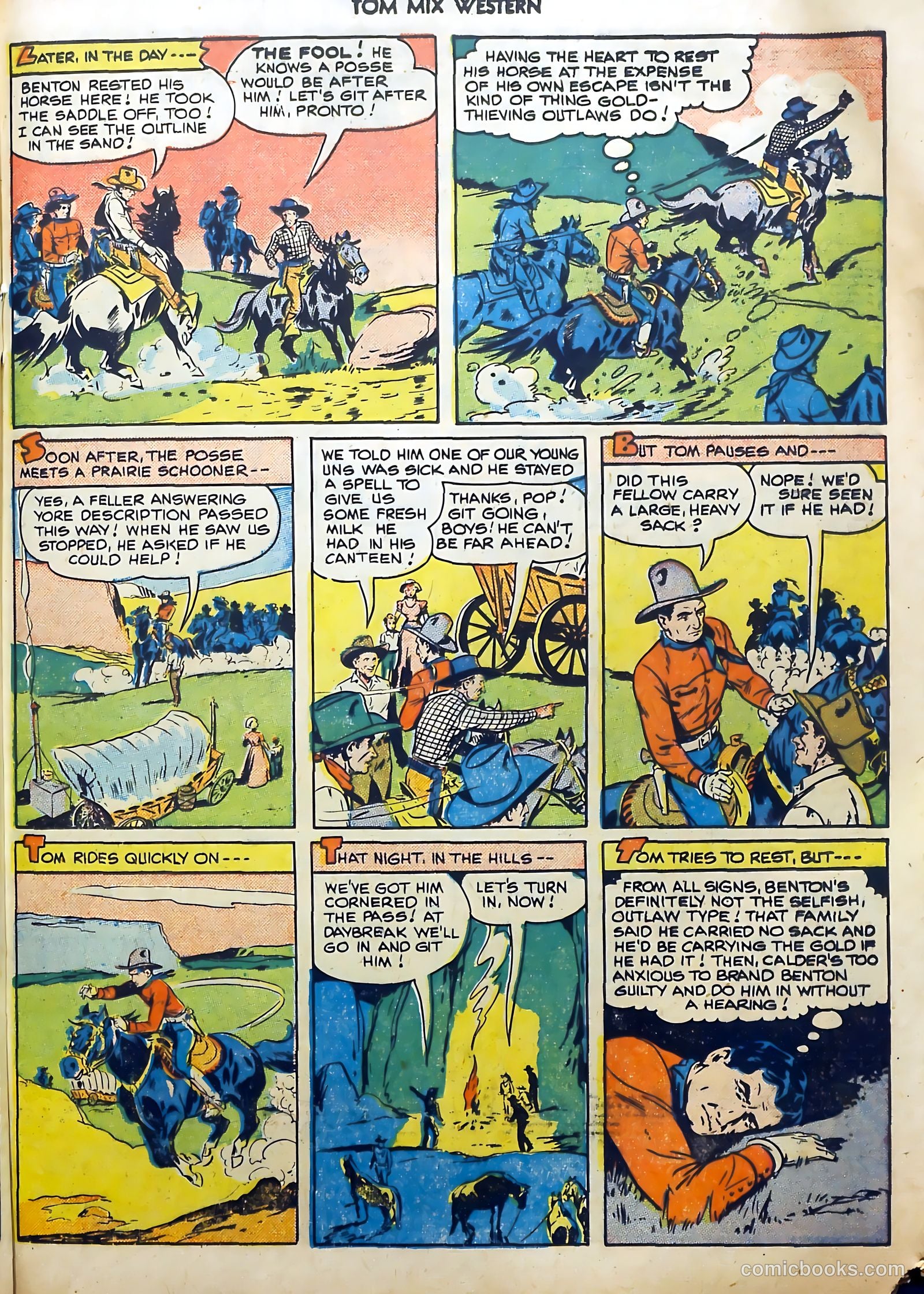 Tom Mix Western #31 (1950) — page 30 of 53