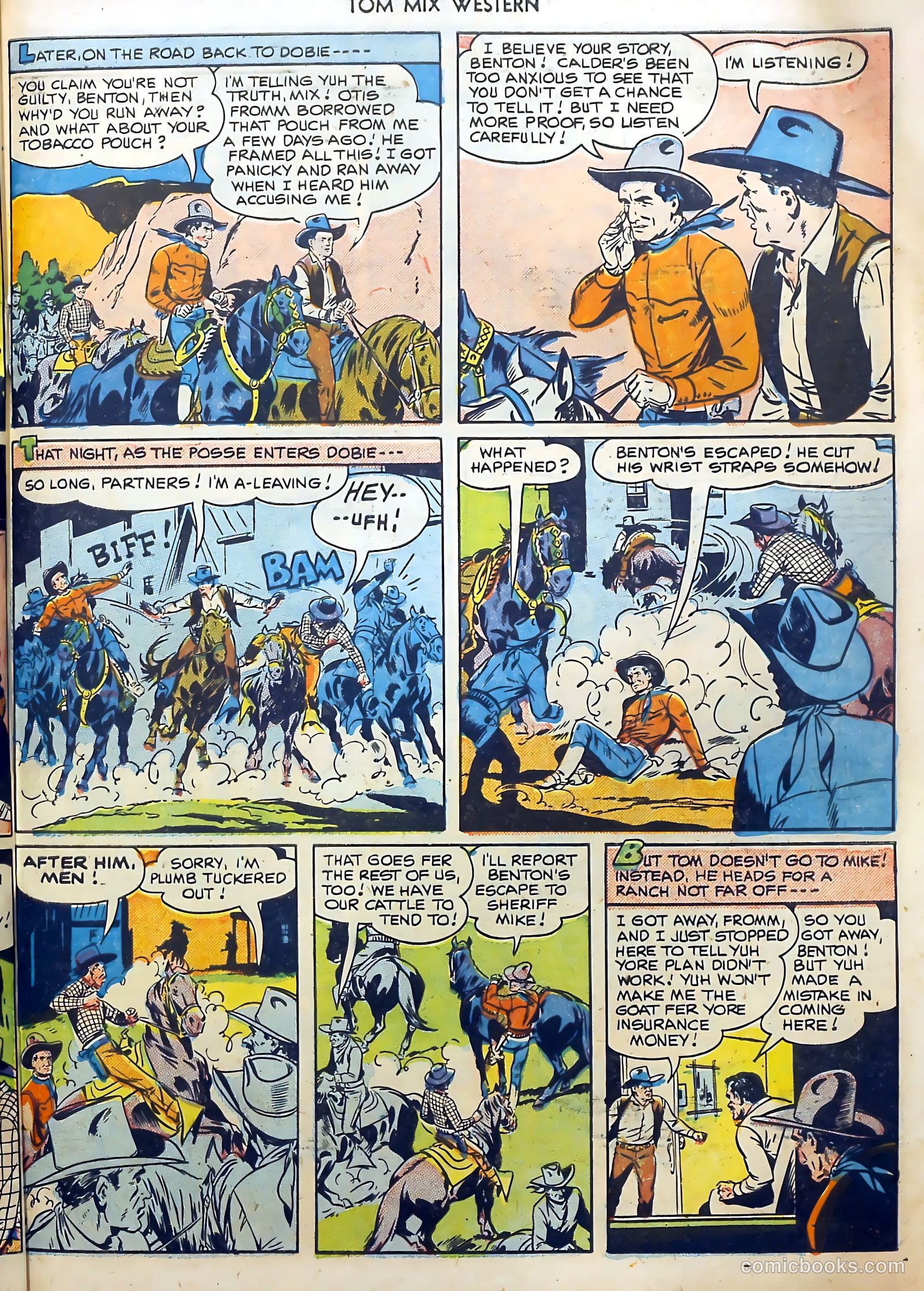 Tom Mix Western #31 (1950) — page 32 of 53