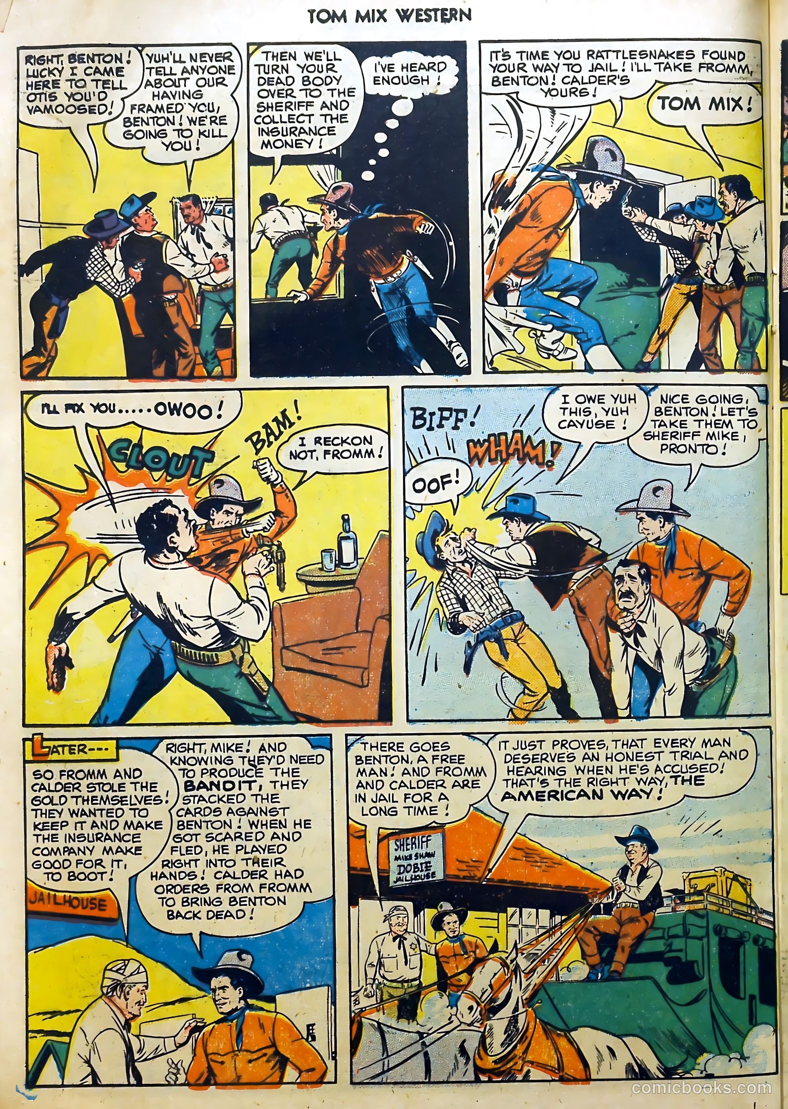 Tom Mix Western #31 (1950) — page 33 of 53