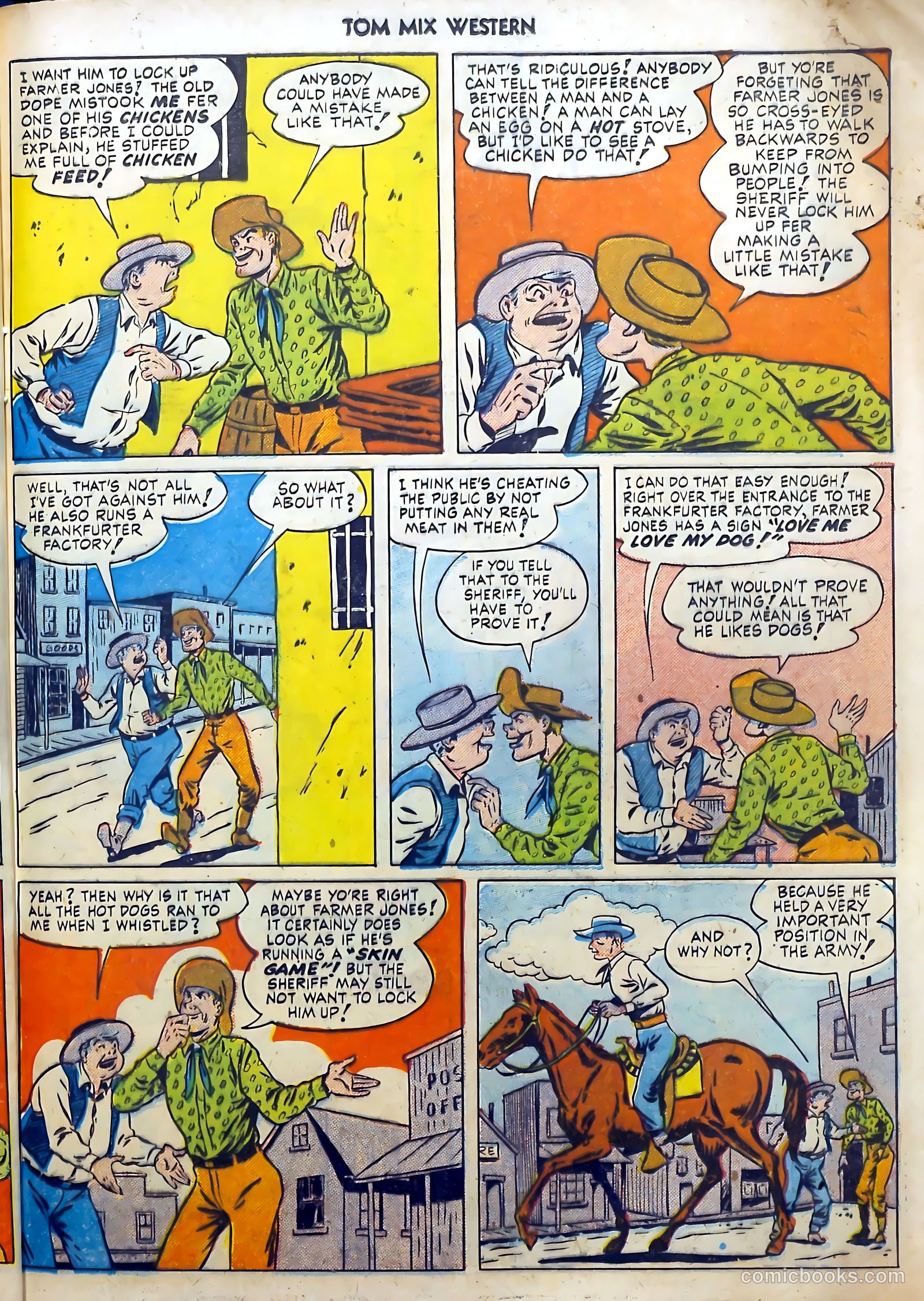 Tom Mix Western #31 (1950) — page 38 of 53