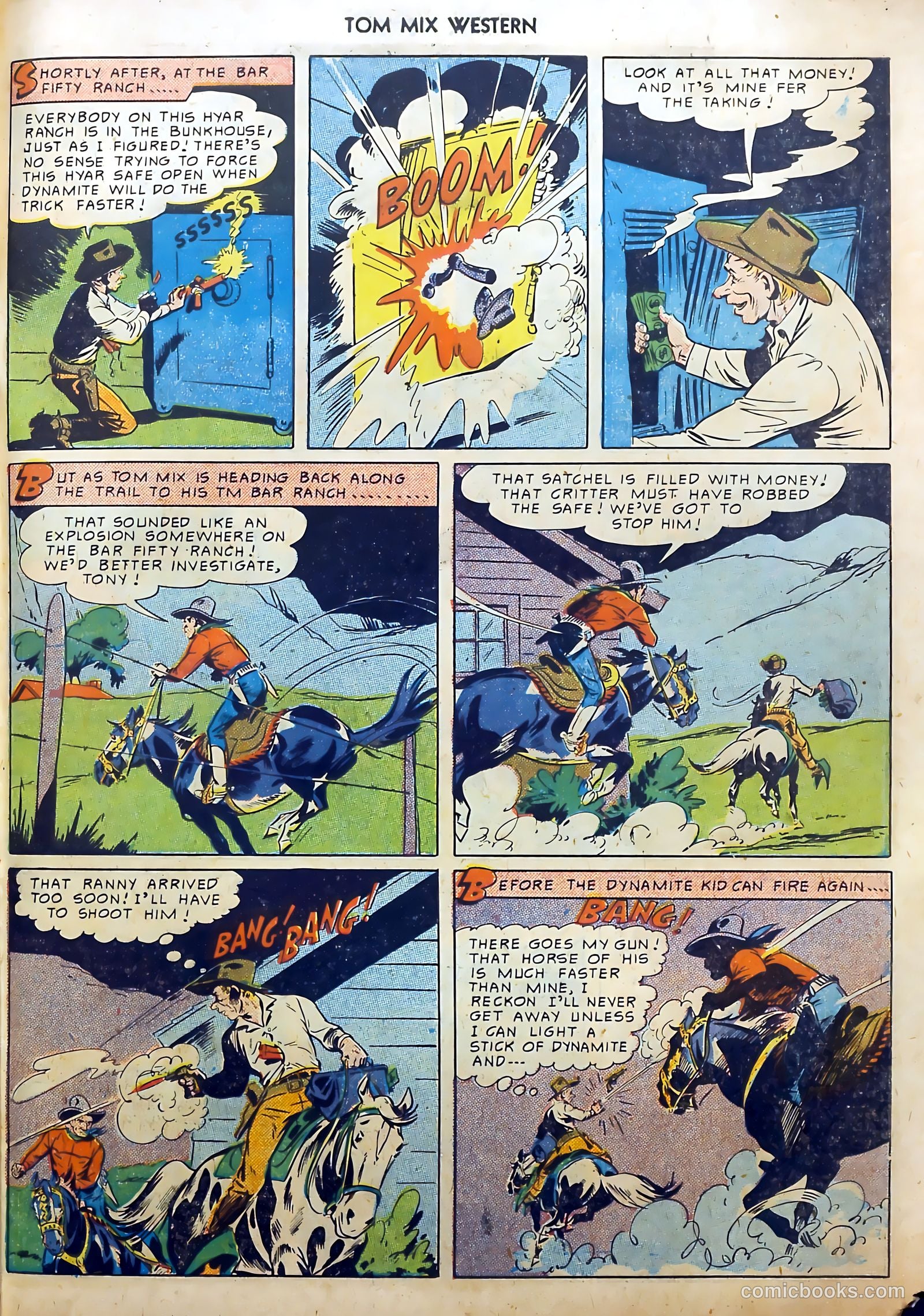 Tom Mix Western #31 (1950) — page 44 of 53