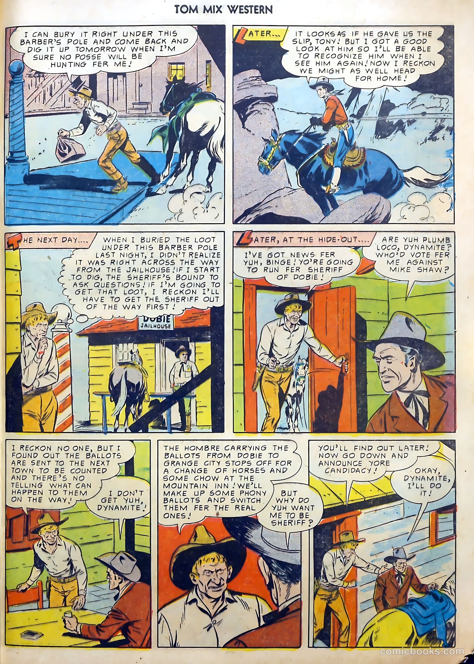 Tom Mix Western #31 (1950) — page 46 of 53