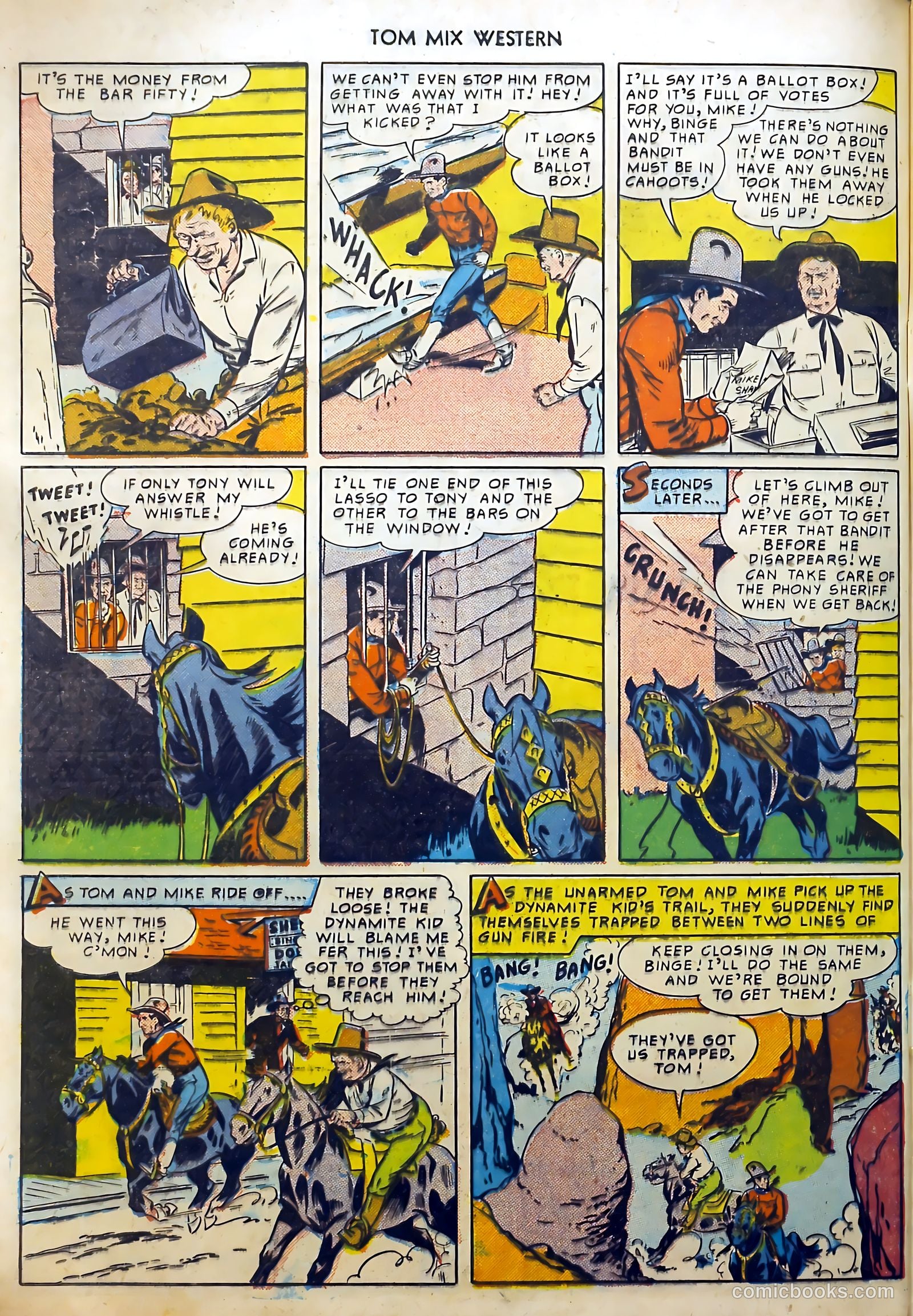 Tom Mix Western #31 (1950) — page 49 of 53