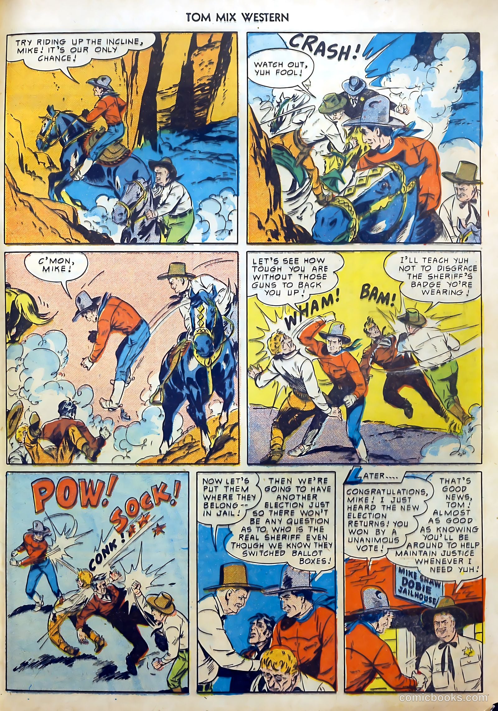 Tom Mix Western #31 (1950) — page 50 of 53
