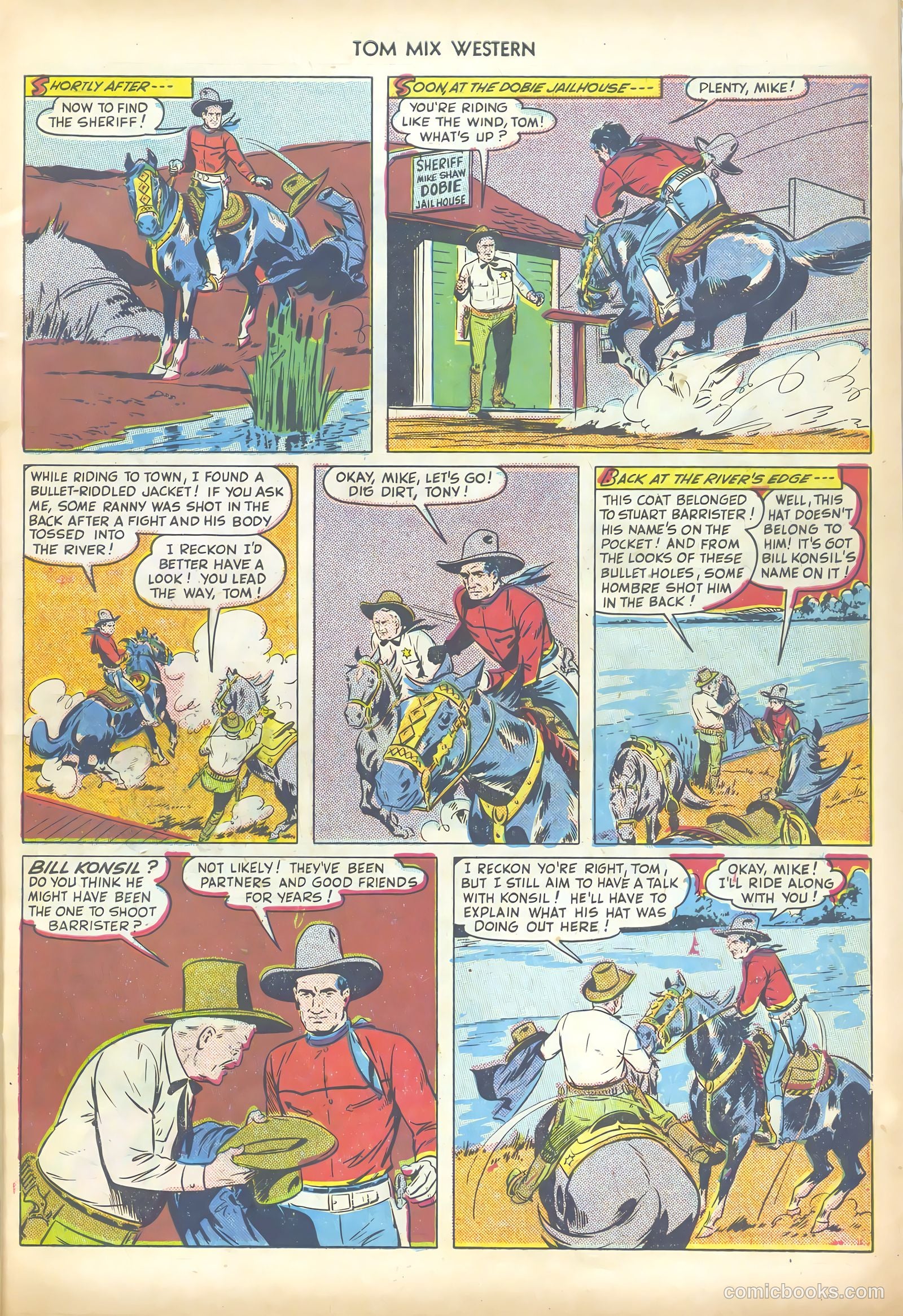 Tom Mix Western #32 (1950) — page 7 of 52