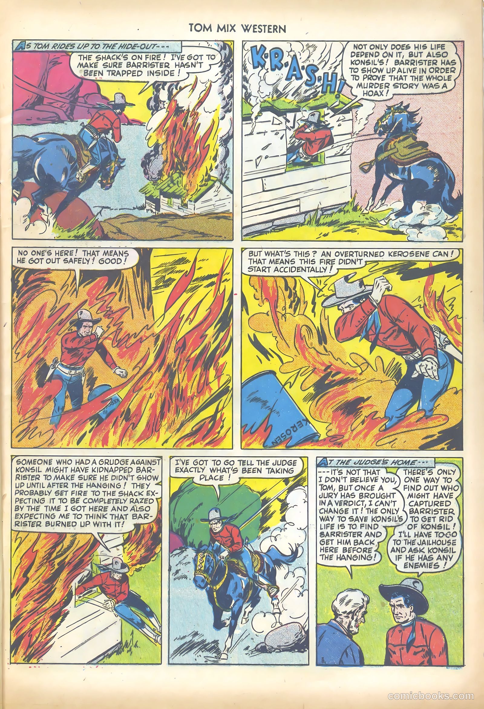 Tom Mix Western #32 (1950) — page 9 of 52