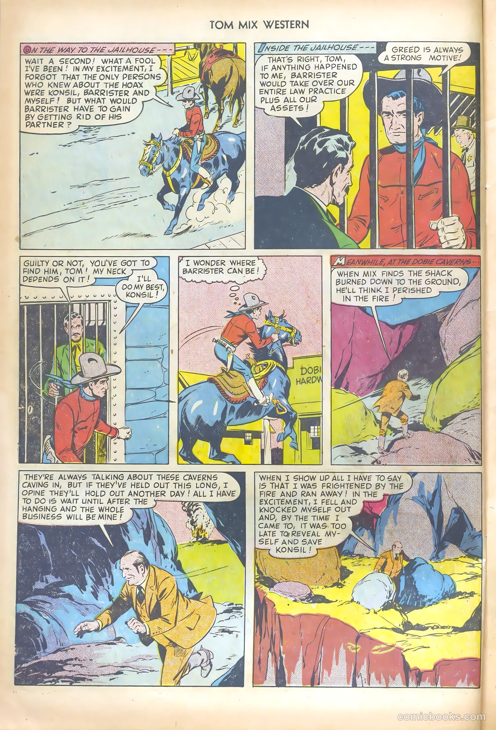 Tom Mix Western #32 (1950) — page 10 of 52