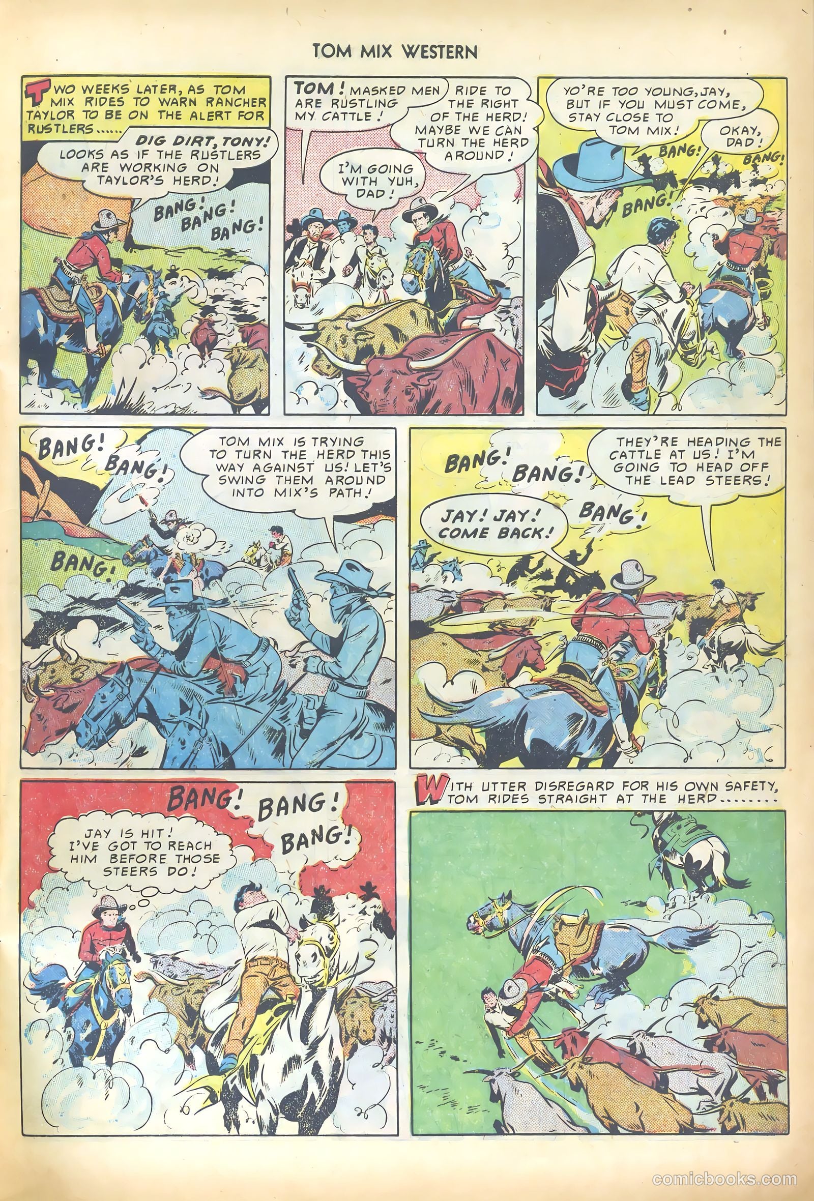 Tom Mix Western #32 (1950) — page 21 of 52