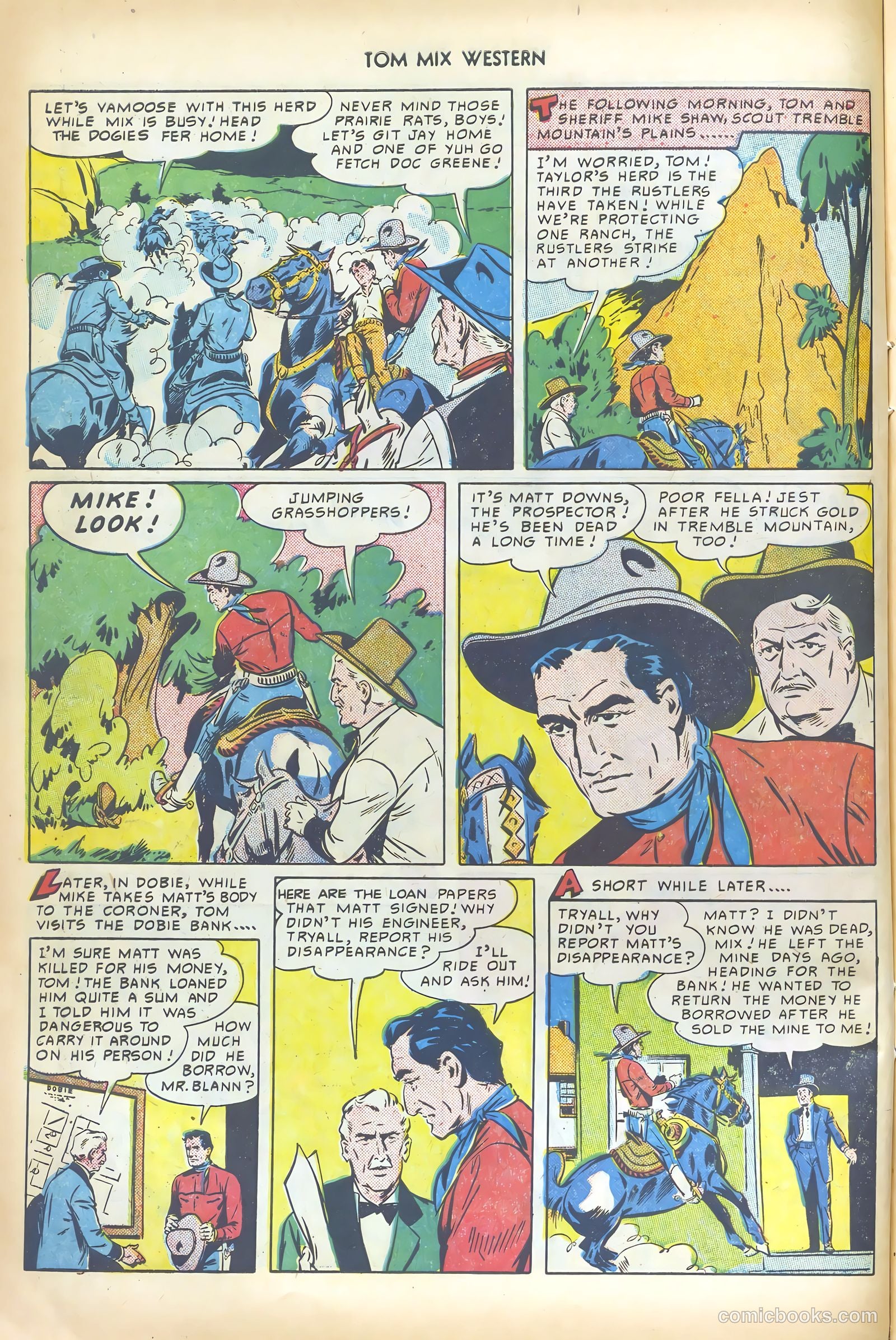 Tom Mix Western #32 (1950) — page 22 of 52