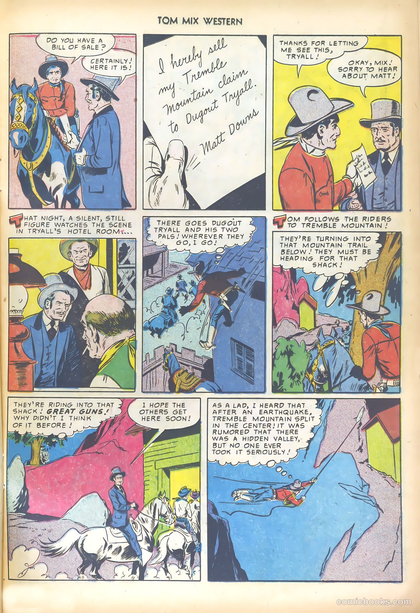 Tom Mix Western #32 (1950) — page 23 of 52