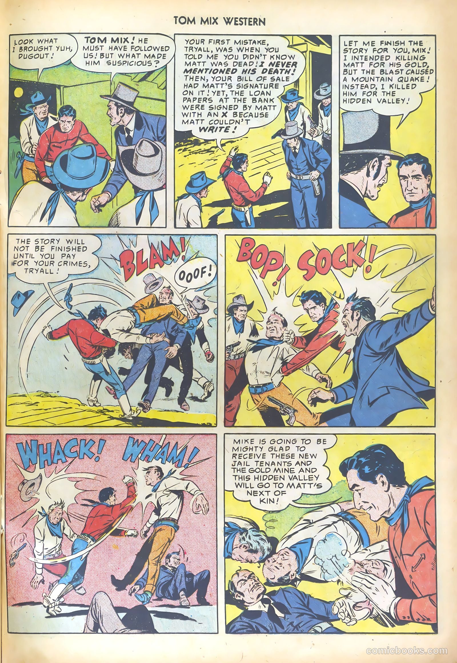 Tom Mix Western #32 (1950) — page 25 of 52