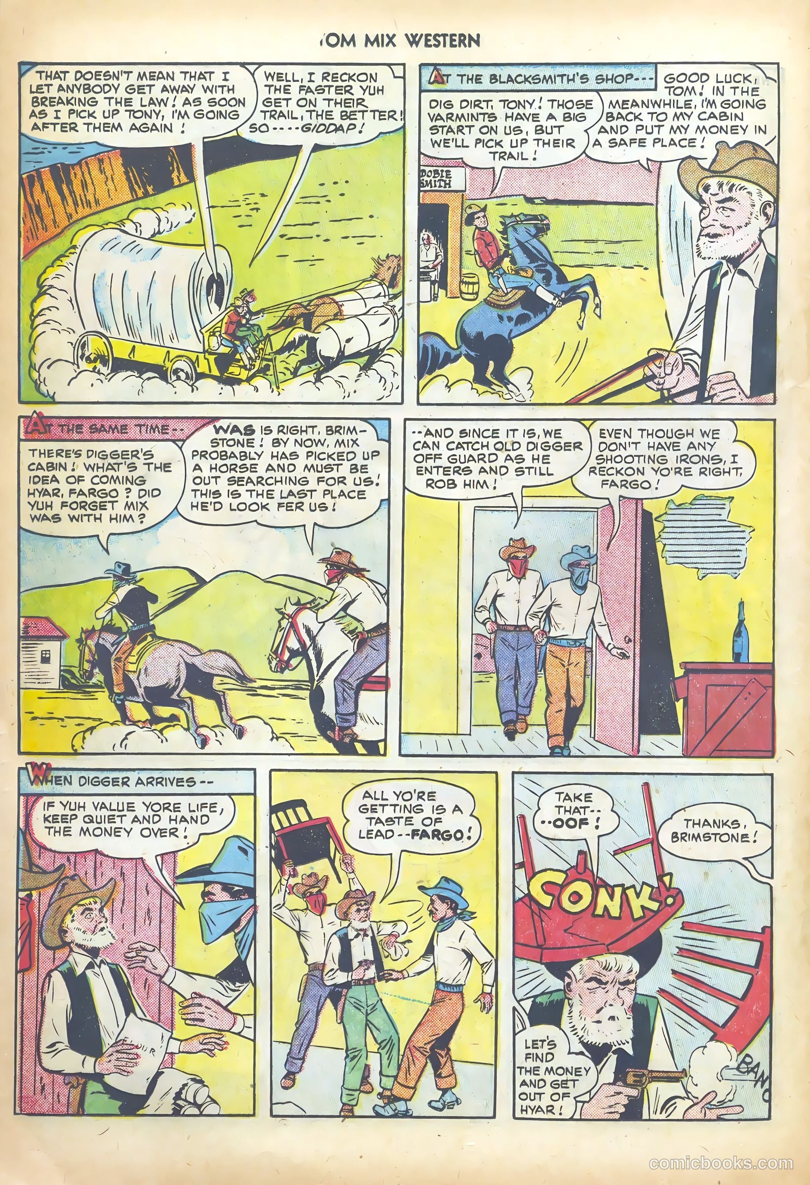 Tom Mix Western #32 (1950) — page 28 of 52