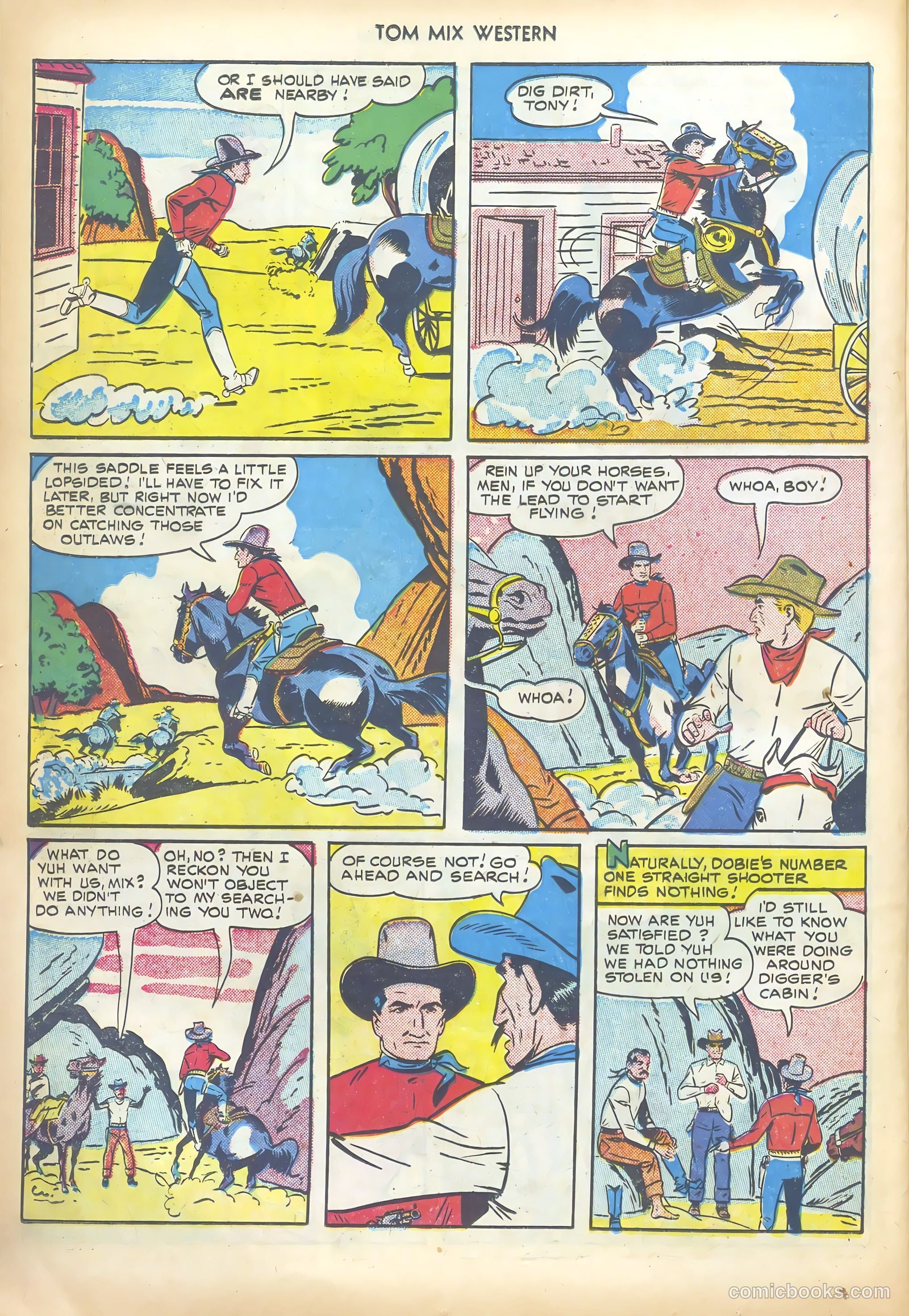 Tom Mix Western #32 (1950) — page 30 of 52