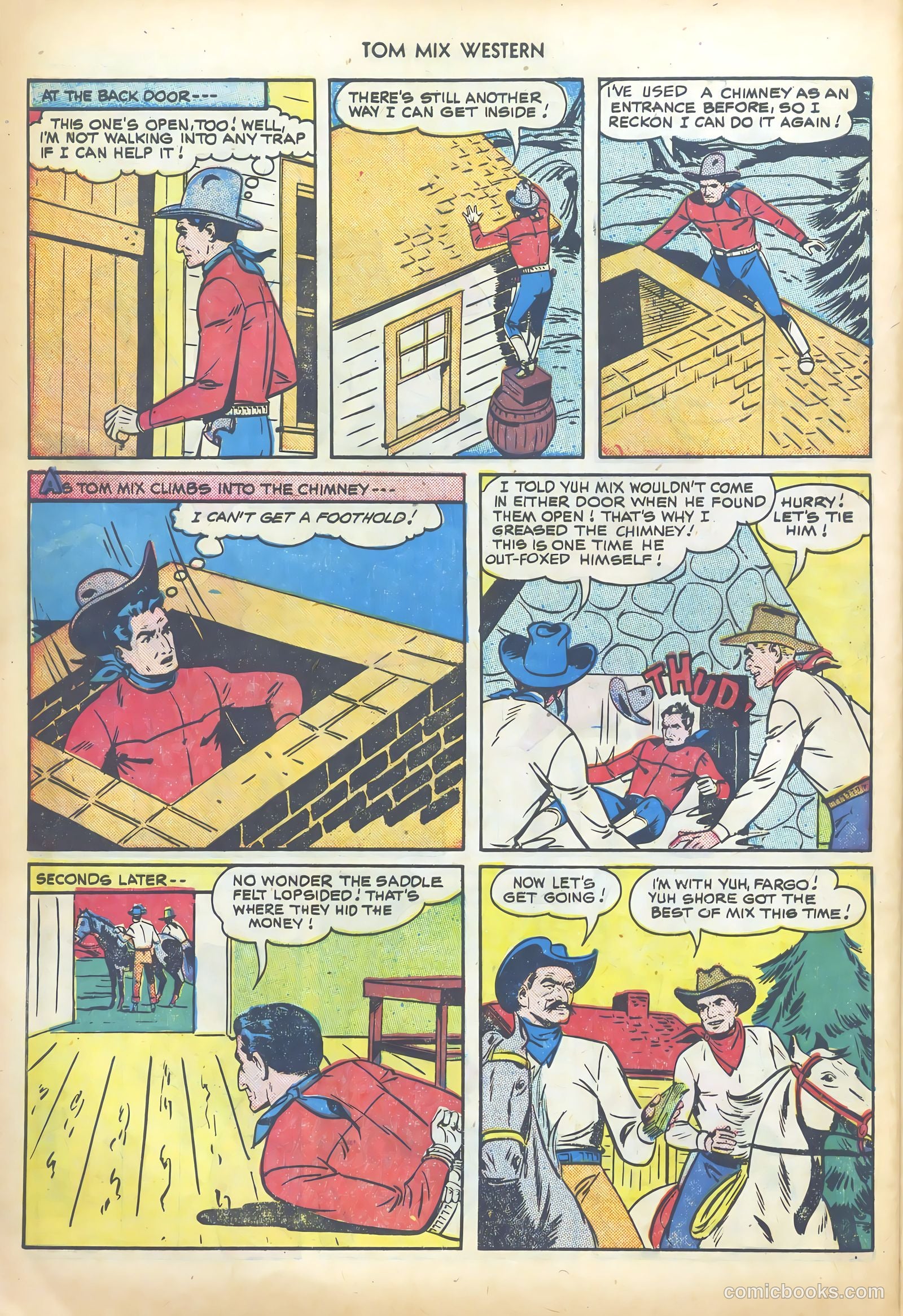 Tom Mix Western #32 (1950) — page 32 of 52