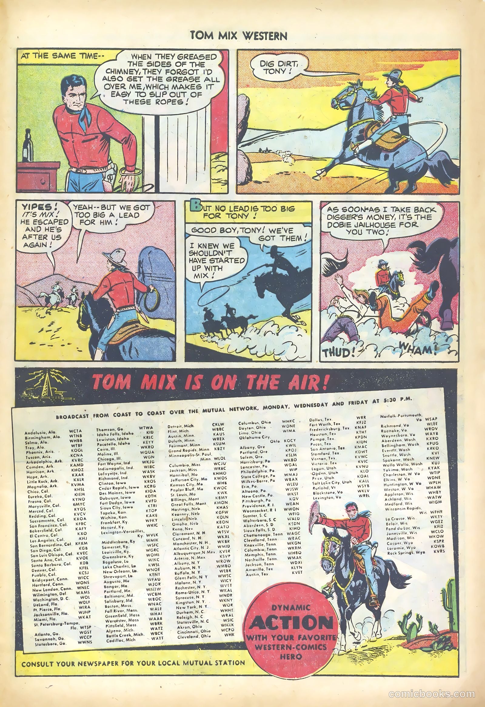 Tom Mix Western #32 (1950) — page 33 of 52