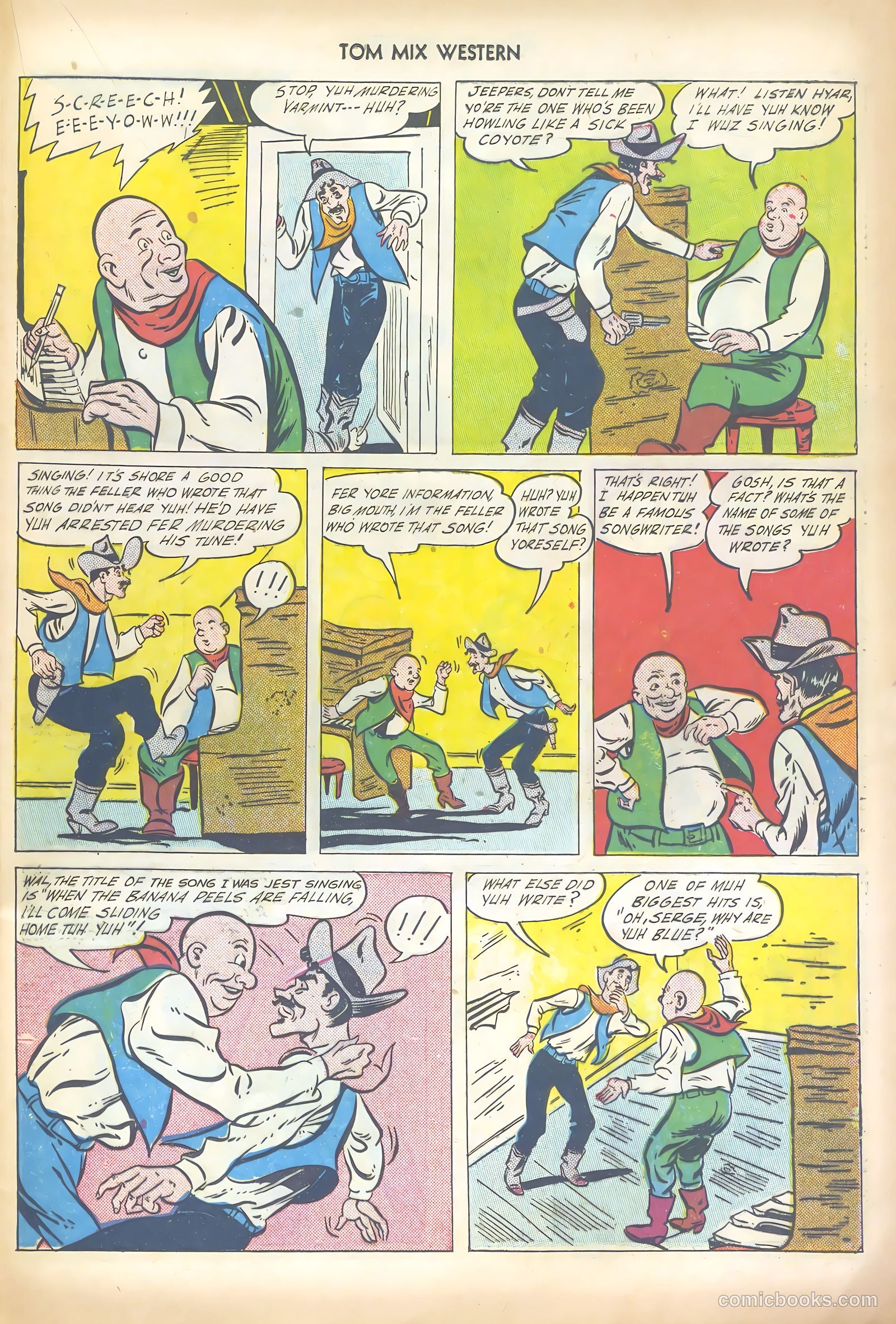 Tom Mix Western #32 (1950) — page 37 of 52