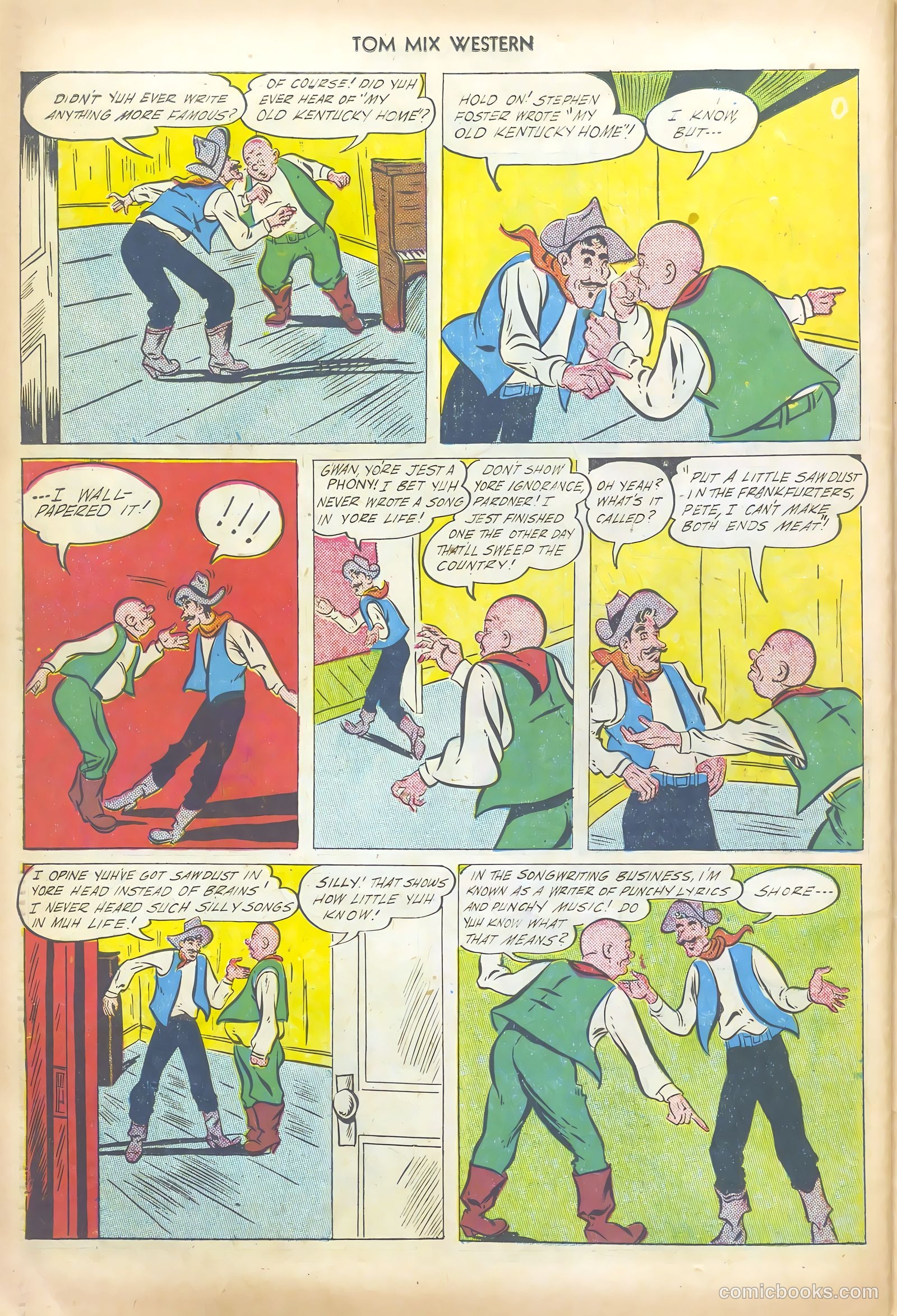 Tom Mix Western #32 (1950) — page 38 of 52