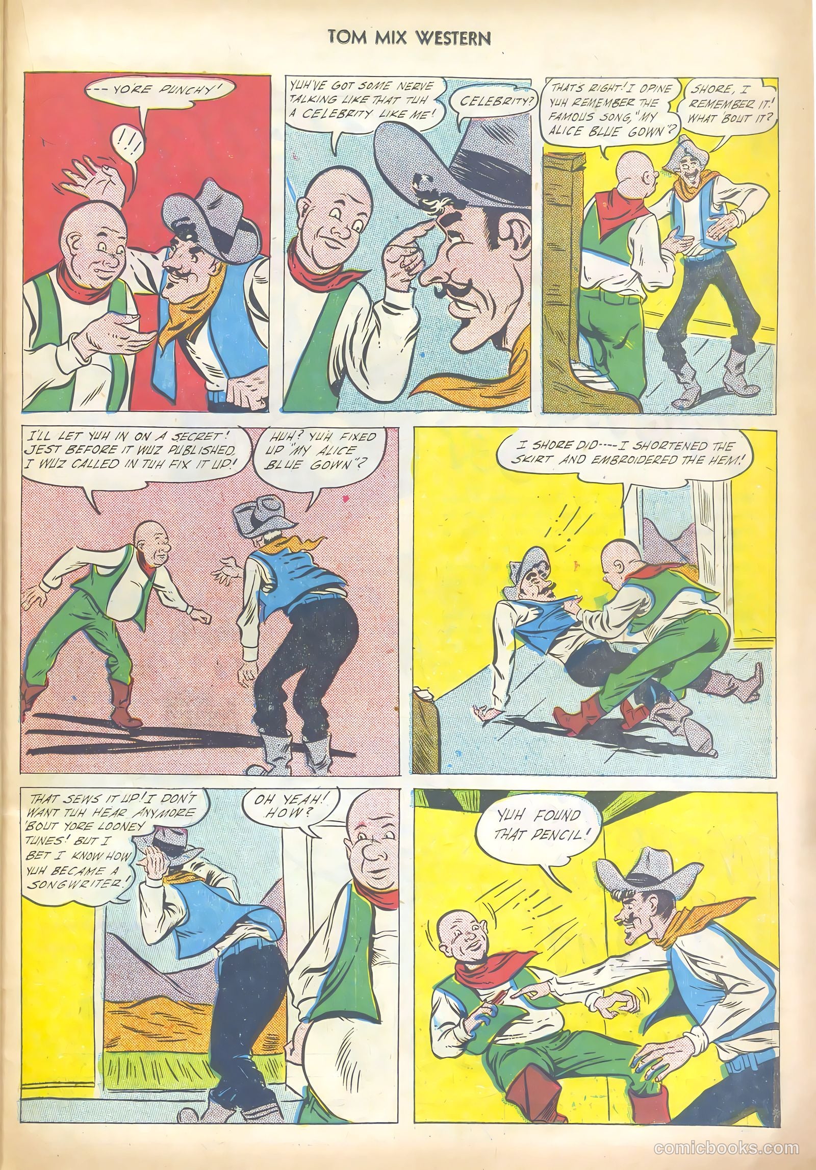Tom Mix Western #32 (1950) — page 39 of 52