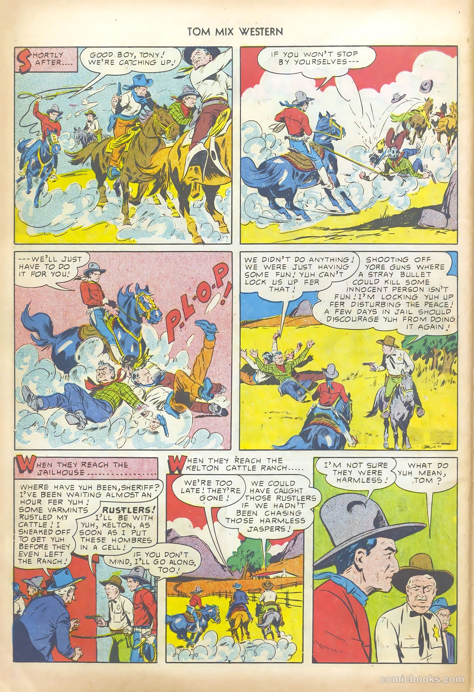 Tom Mix Western #32 (1950) — page 42 of 52