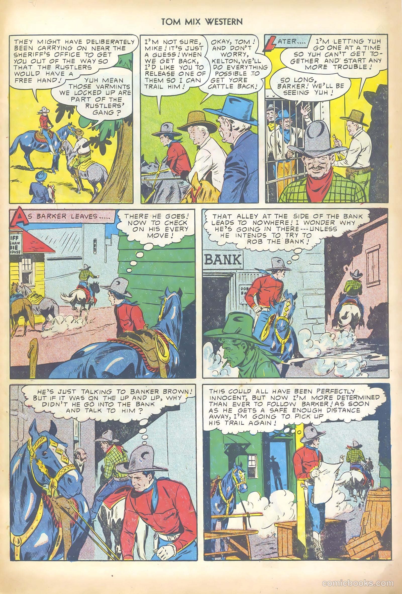 Tom Mix Western #32 (1950) — page 43 of 52