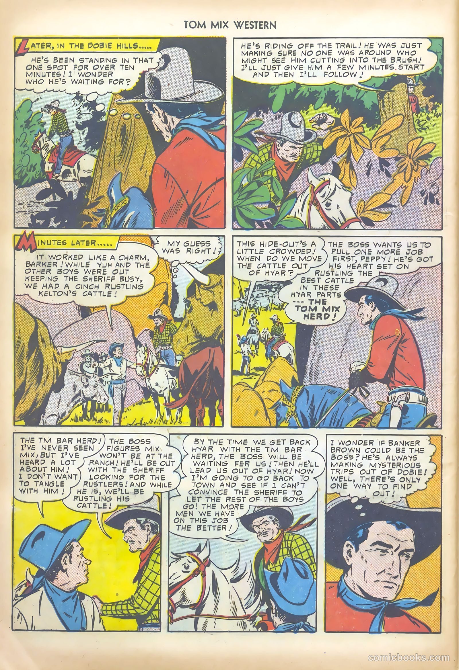 Tom Mix Western #32 (1950) — page 44 of 52