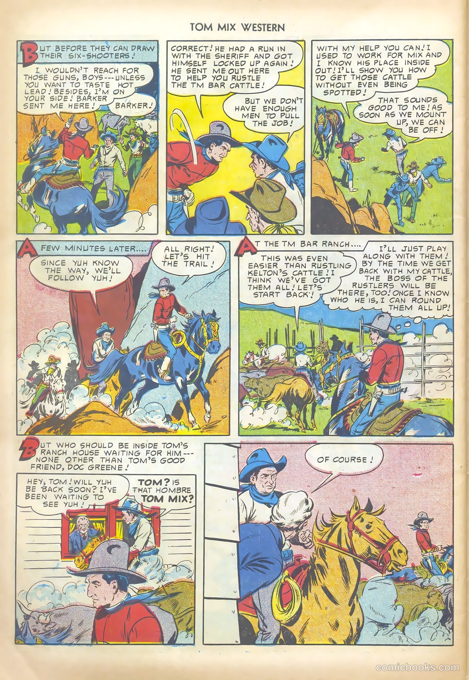 Tom Mix Western #32 (1950) — page 46 of 52