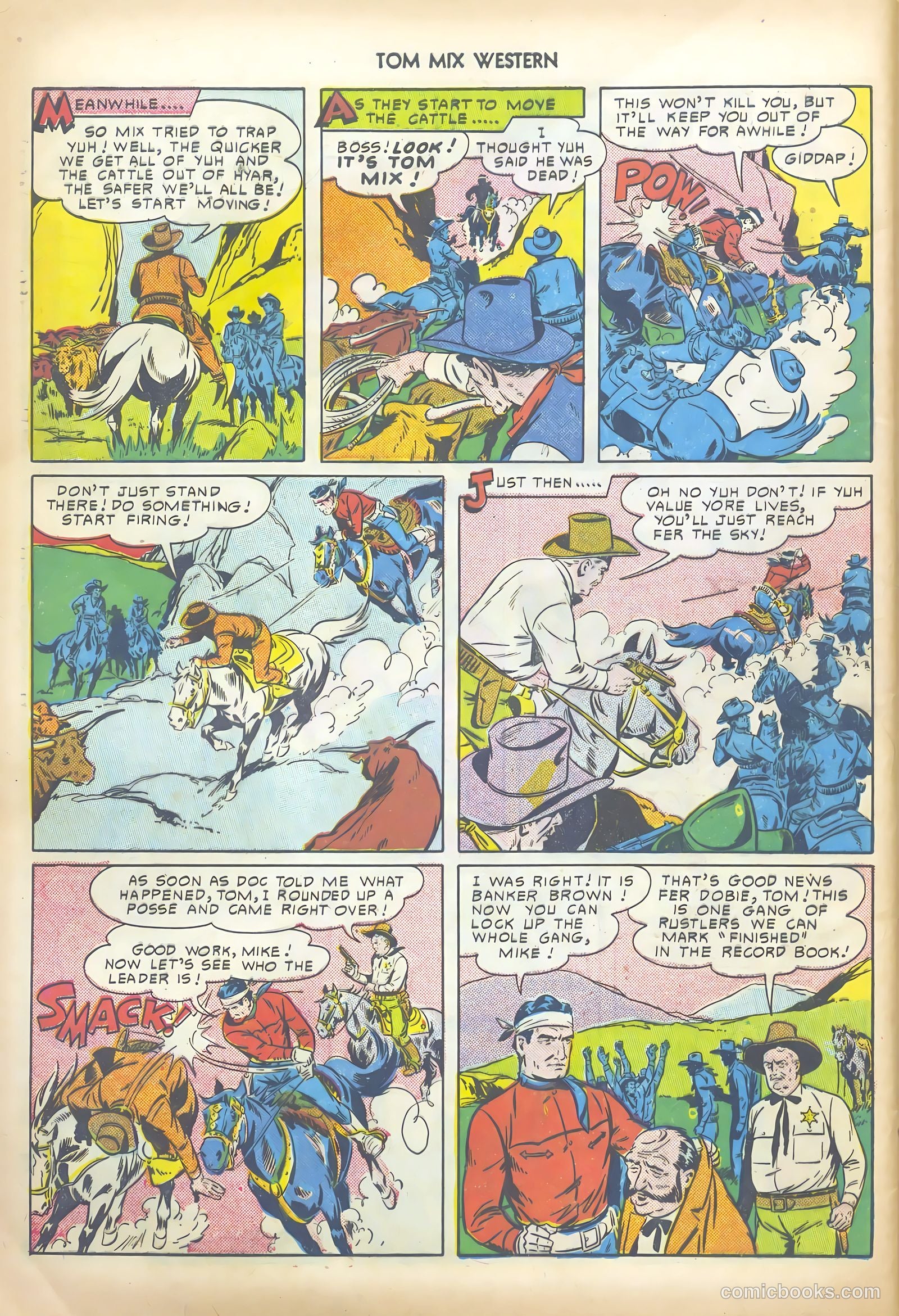 Tom Mix Western #32 (1950) — page 48 of 52