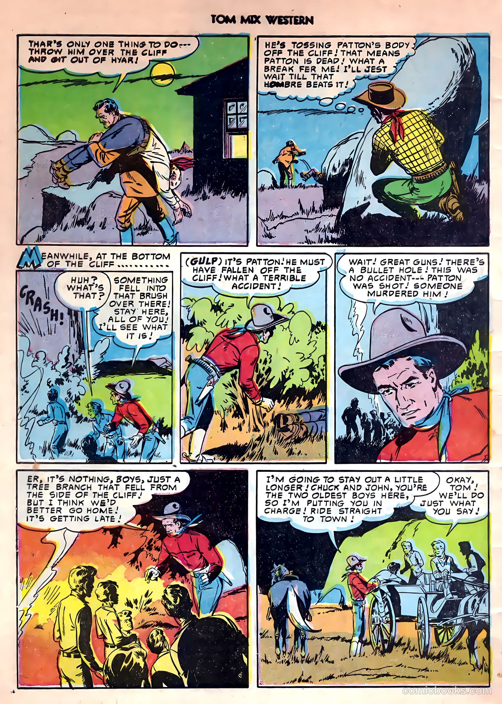 Tom Mix Western #33 (1950) — page 7 of 54