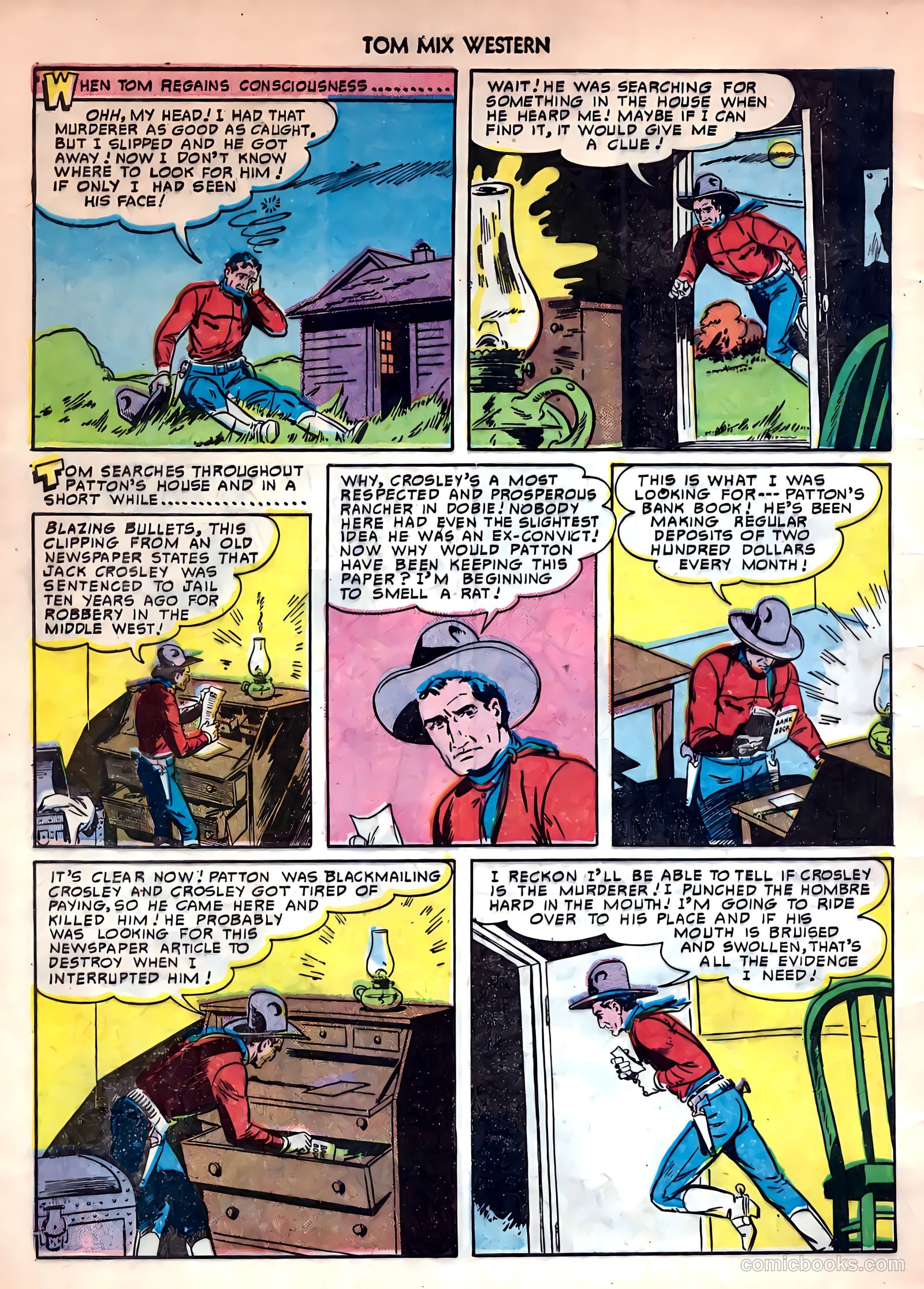 Tom Mix Western #33 (1950) — page 9 of 54