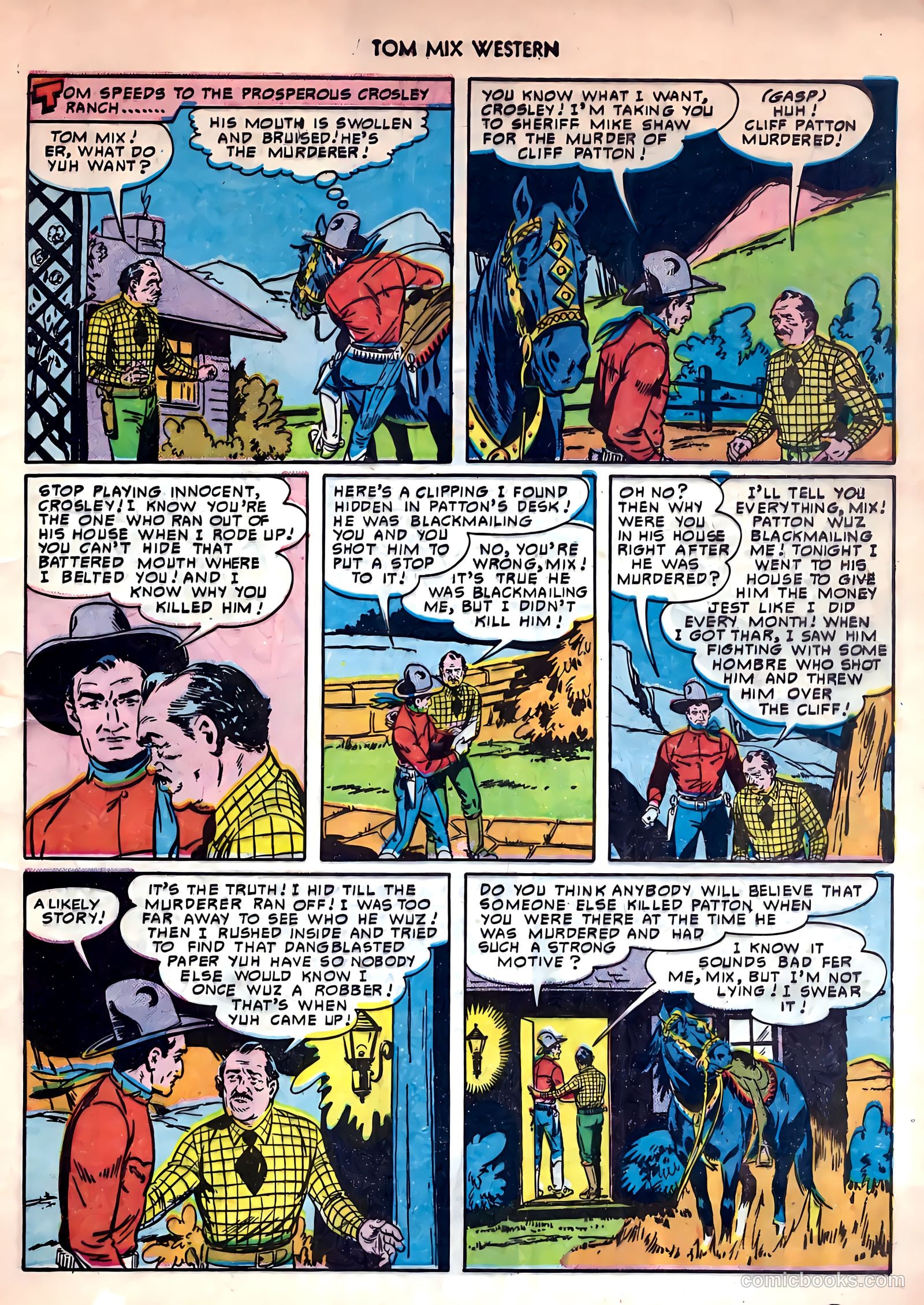 Tom Mix Western #33 (1950) — page 10 of 54
