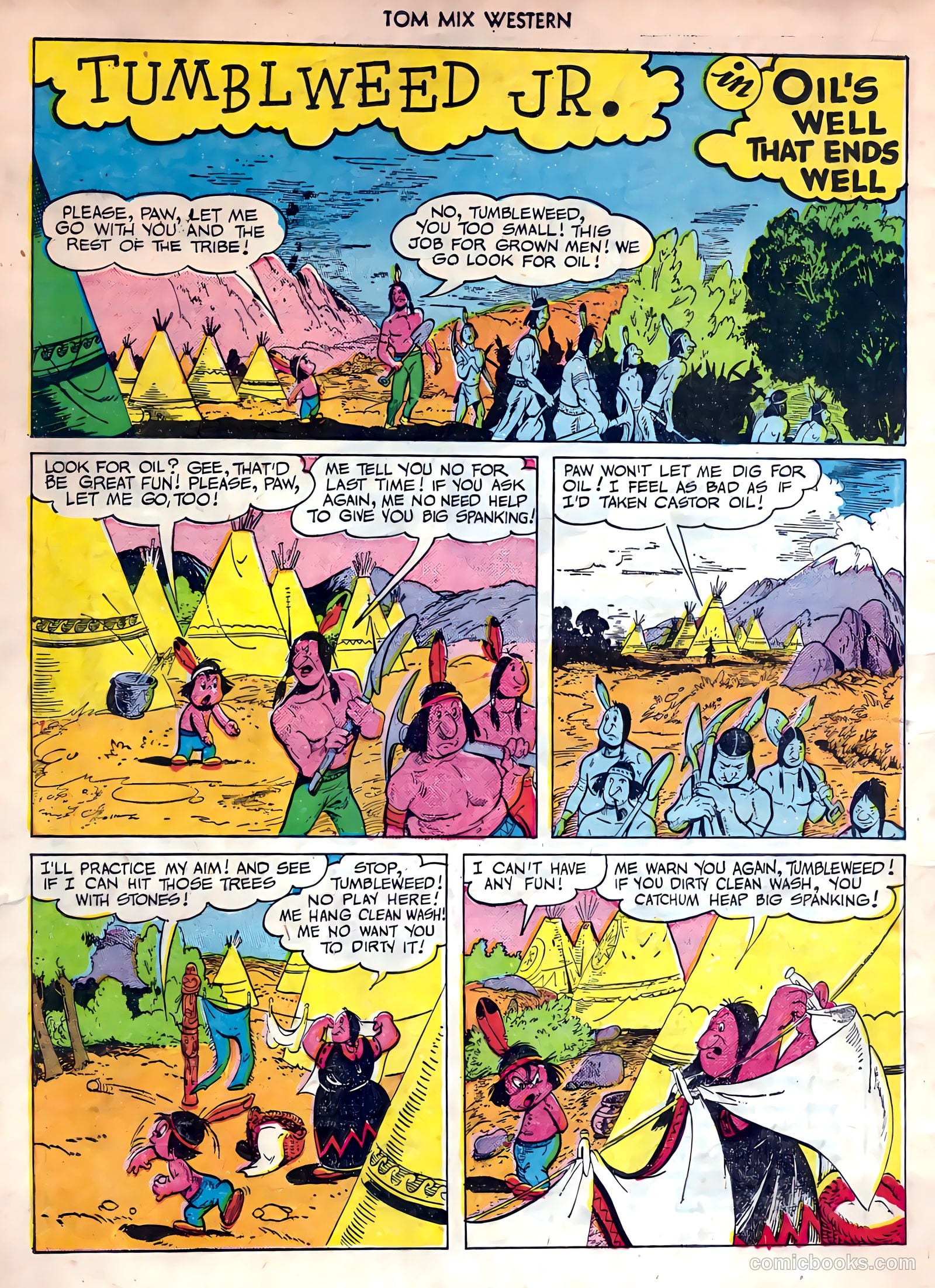 Tom Mix Western #33 (1950) — page 15 of 54