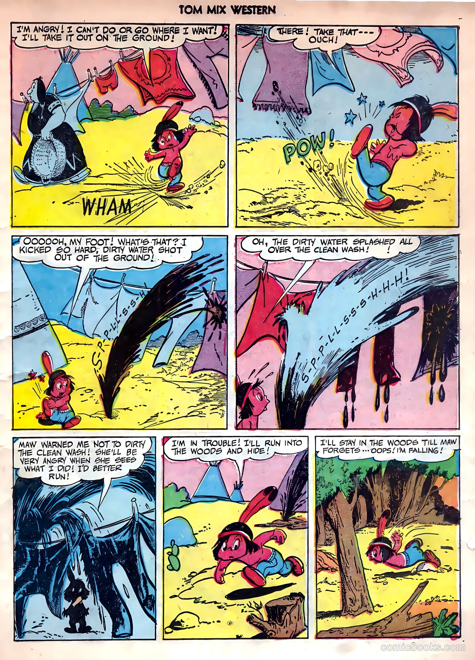Tom Mix Western #33 (1950) — page 16 of 54