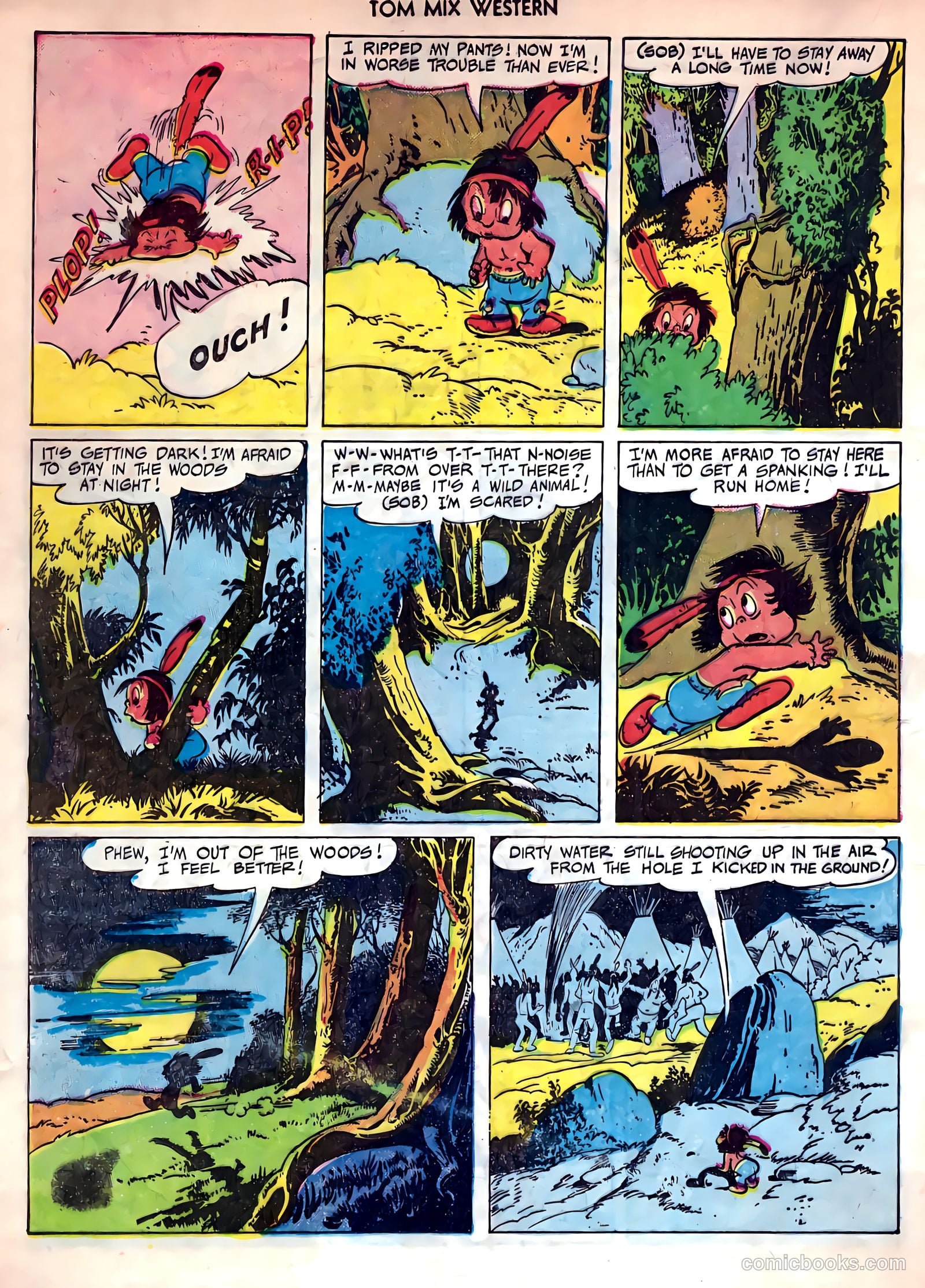 Tom Mix Western #33 (1950) — page 17 of 54