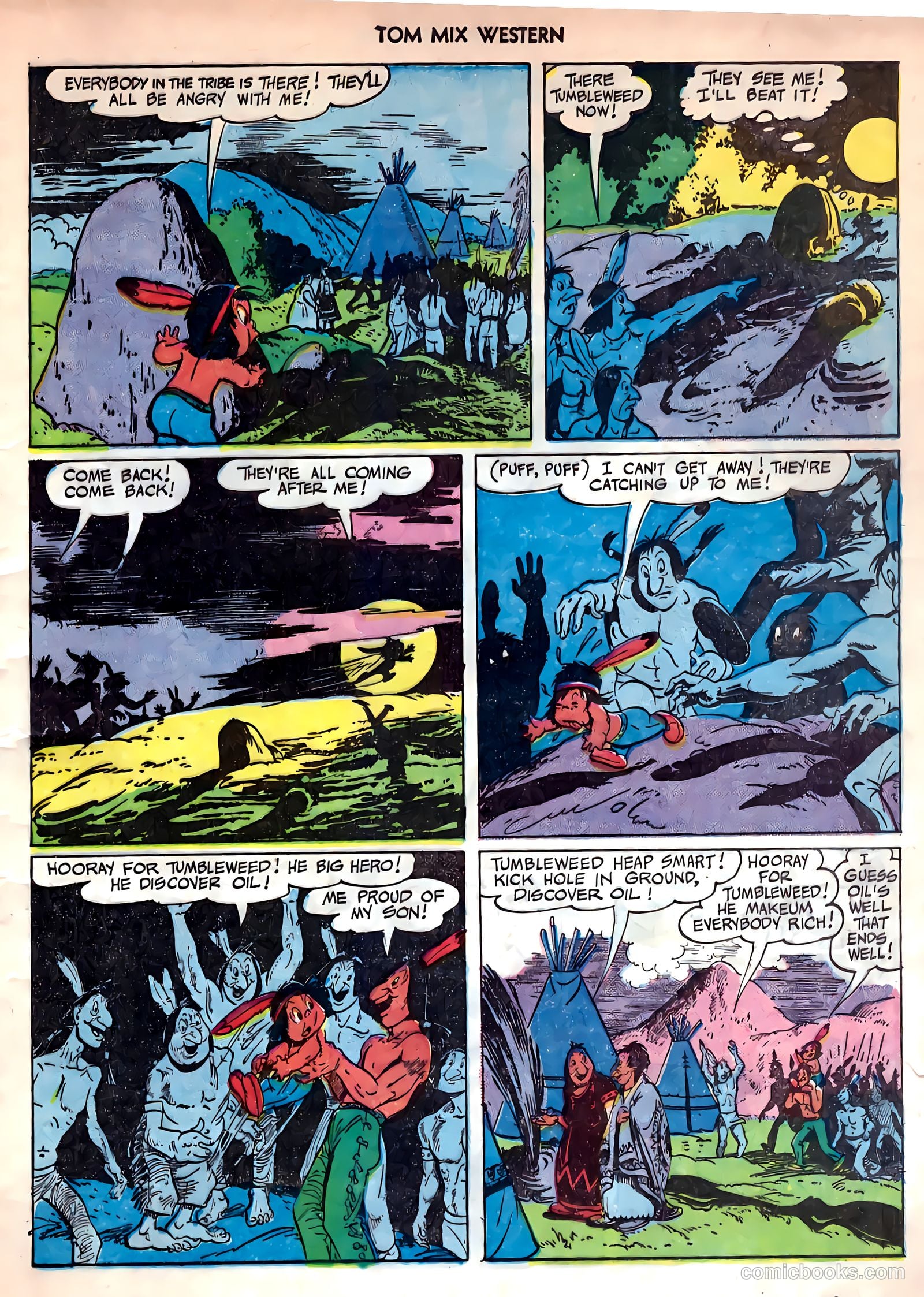 Tom Mix Western #33 (1950) — page 18 of 54